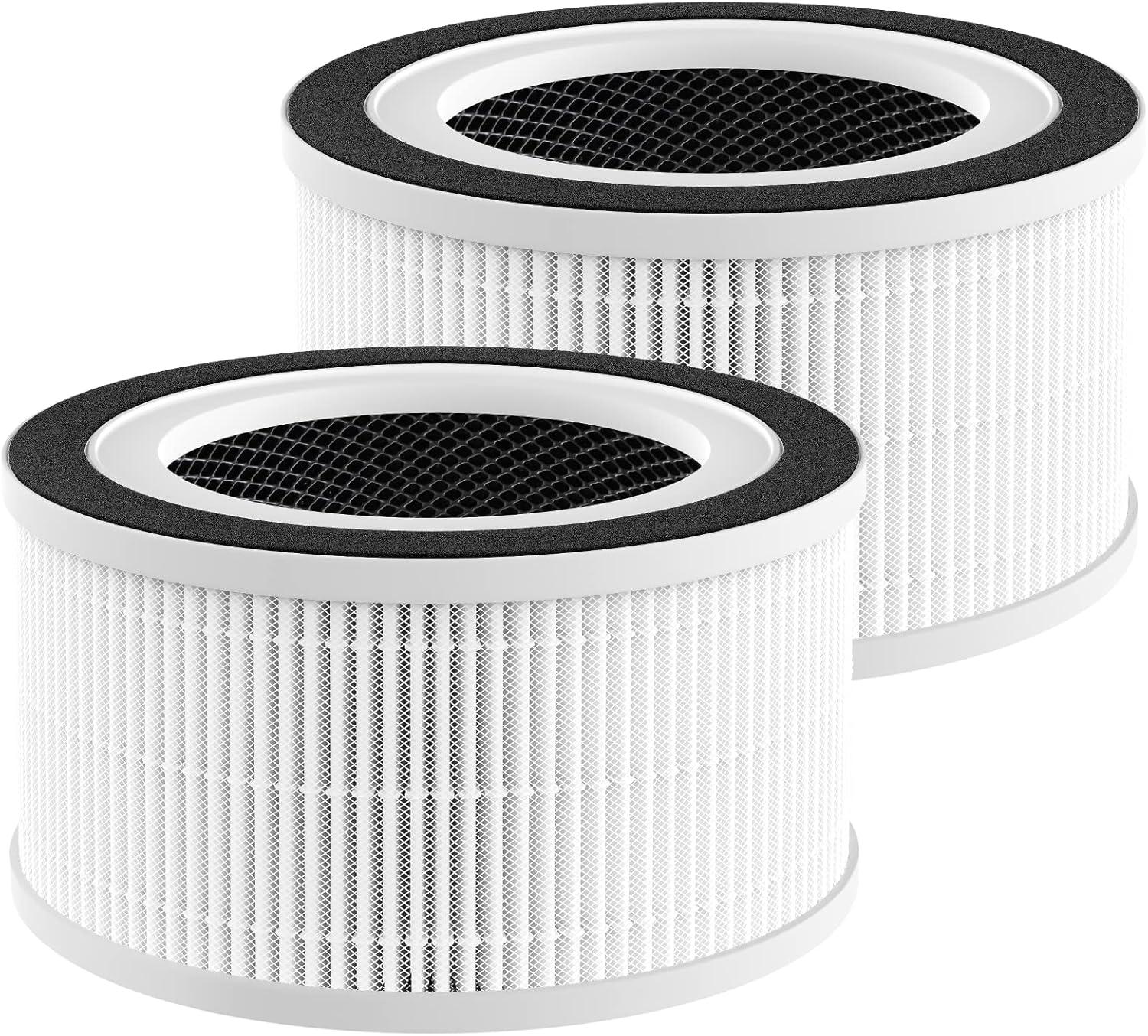 True HEPA Filters for Fillo/Halo/Allo Air Purifier, 2 Pack