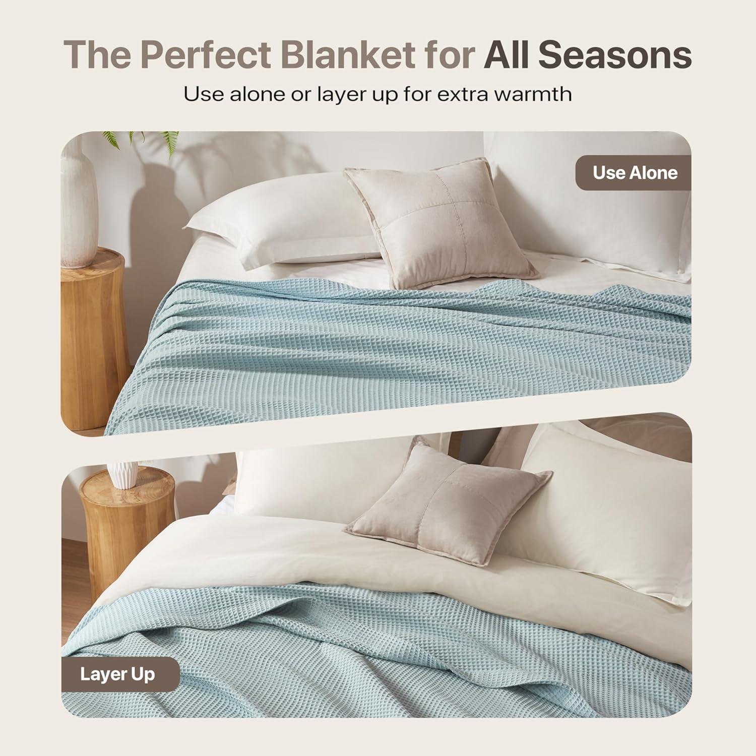 Waffle Weave Cotton Blanket