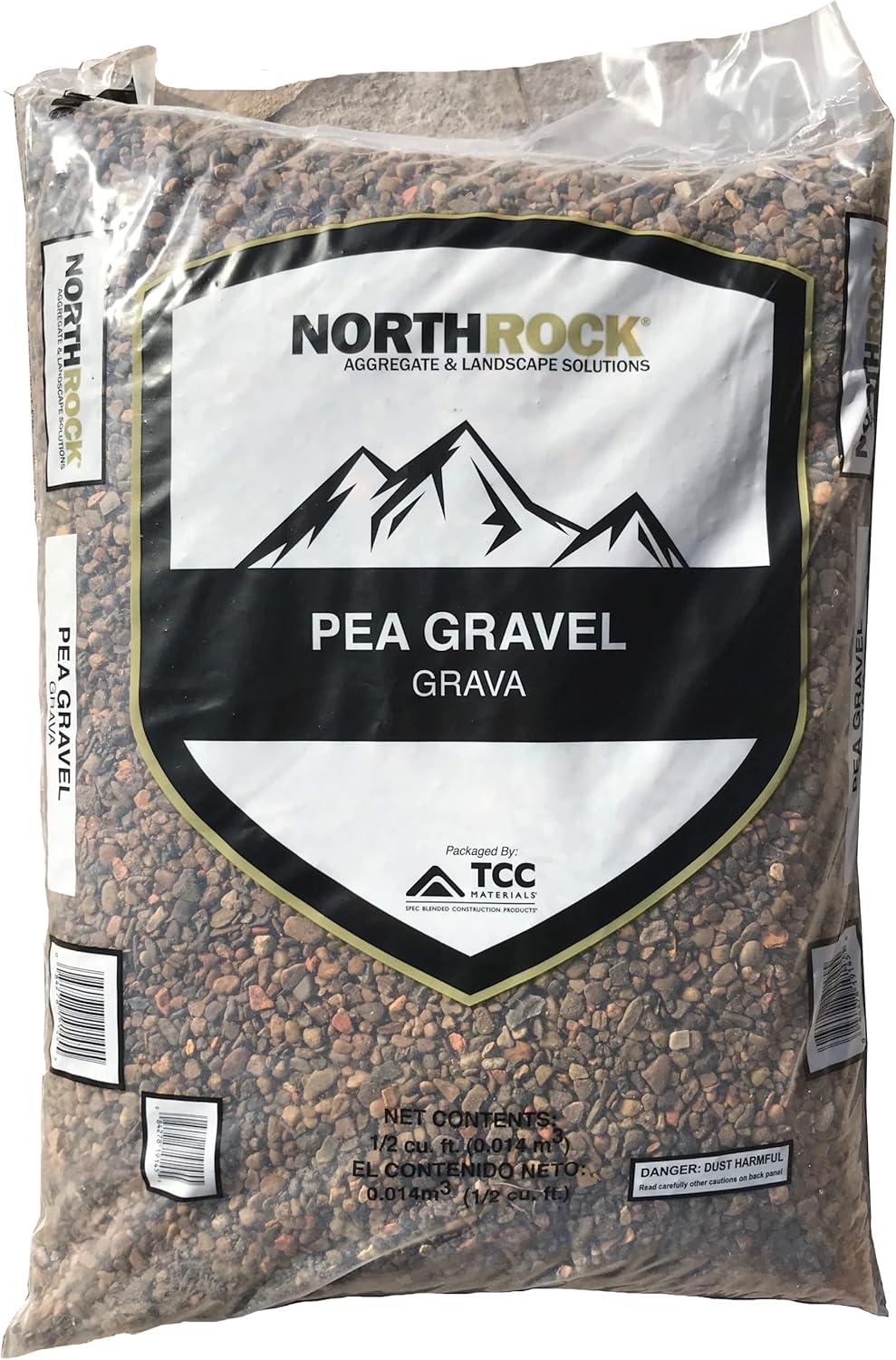 NorthRock Pea Gravel - Decorative Landscaping Rock (50 Lb)