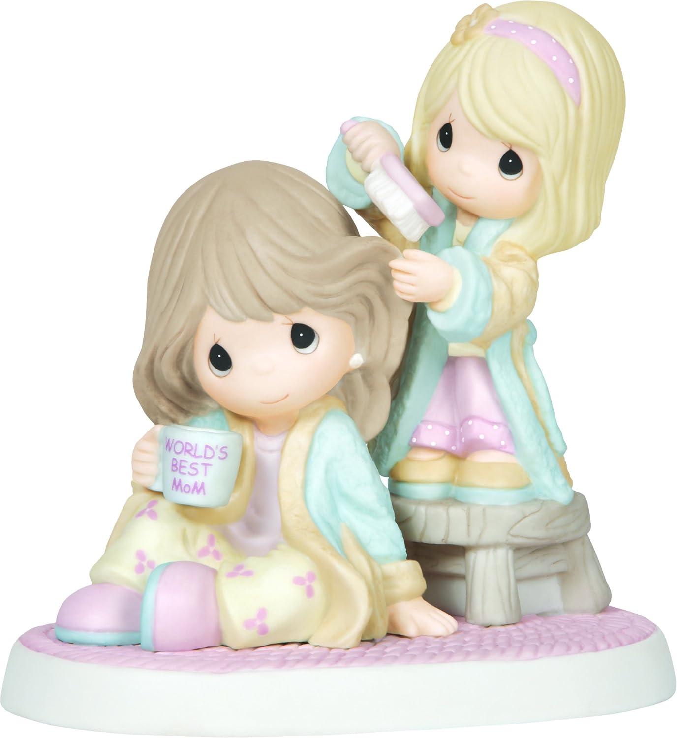 Precious Moments I Cherish Our Time Together Mother/Daughter Figurine