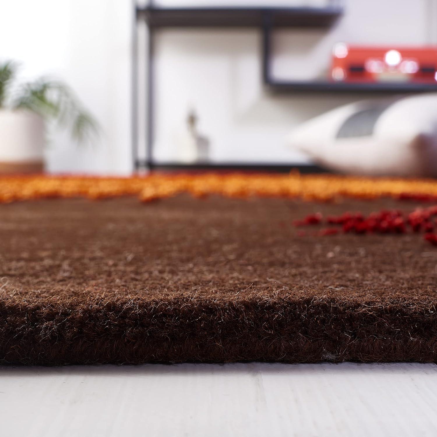 Soho SOH712 Hand Tufted Area Rug - Brown/Multi - 8'3"x11' - Safavieh.