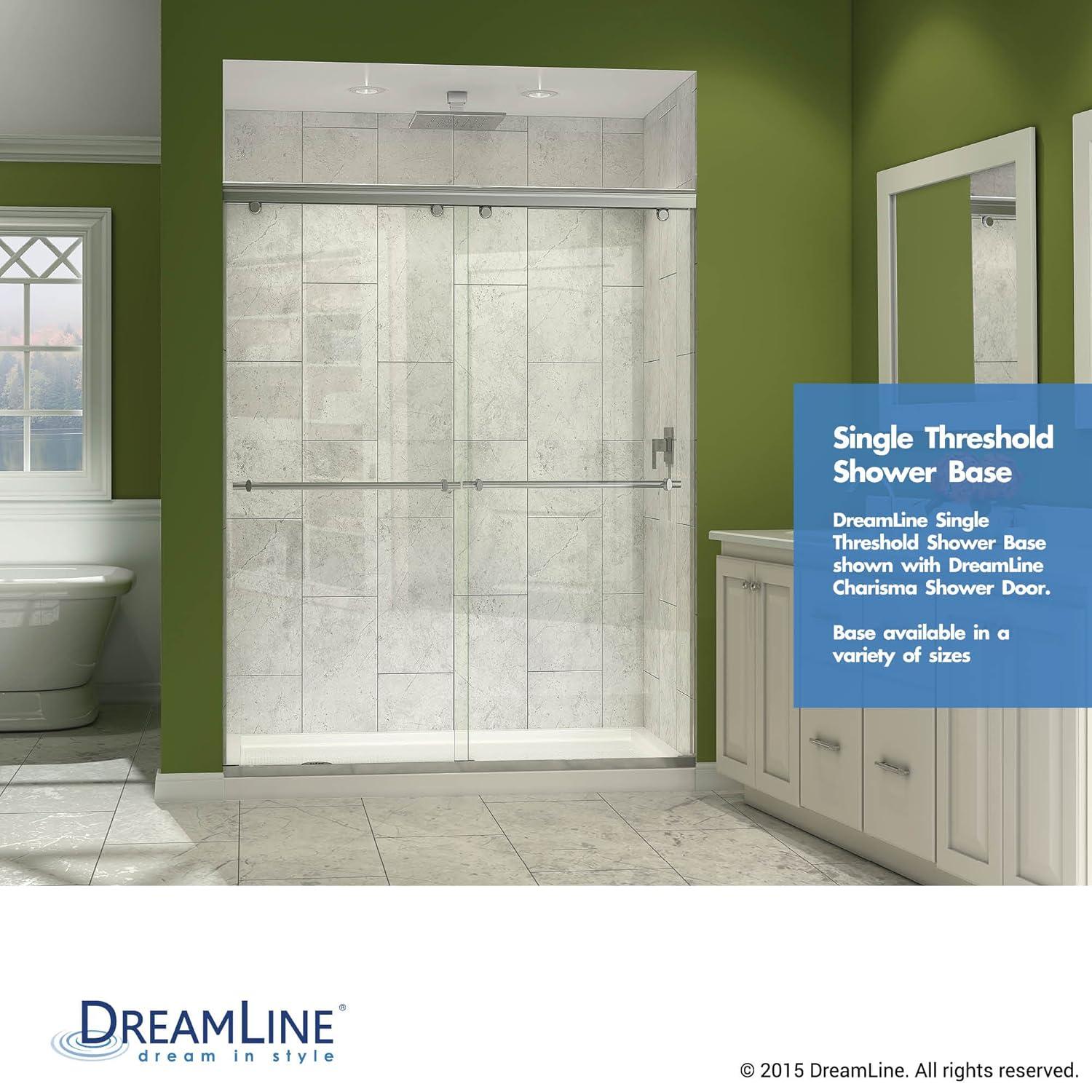 SlimLine 60" x 30" Single Threshold Shower Base