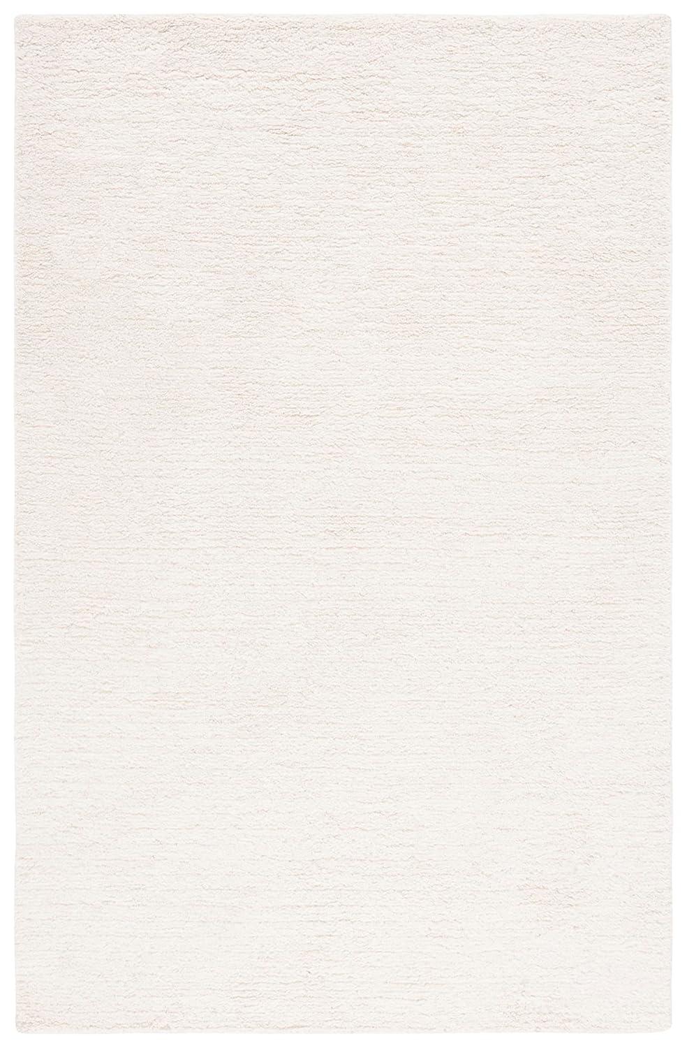 SAFAVIEH Casablanca Collection Accent Rug - 3' x 5', Ivory, Handmade Stripe Wool 0.8-inch Thick, Ideal for High Traffic Areas in Entryway, Living Room, Bedroom (CSB792A)