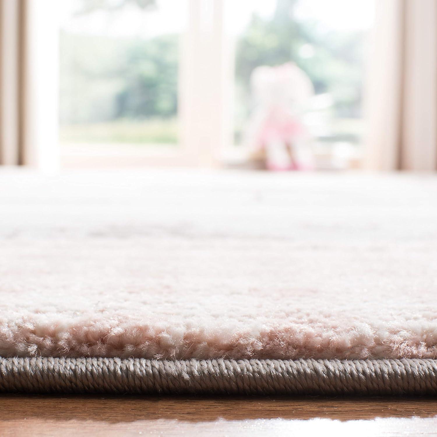 Carousel Kids CRK153 Power Loomed Area Rug - Pink/Ivory - 5'3"x7'6" - Safavieh.
