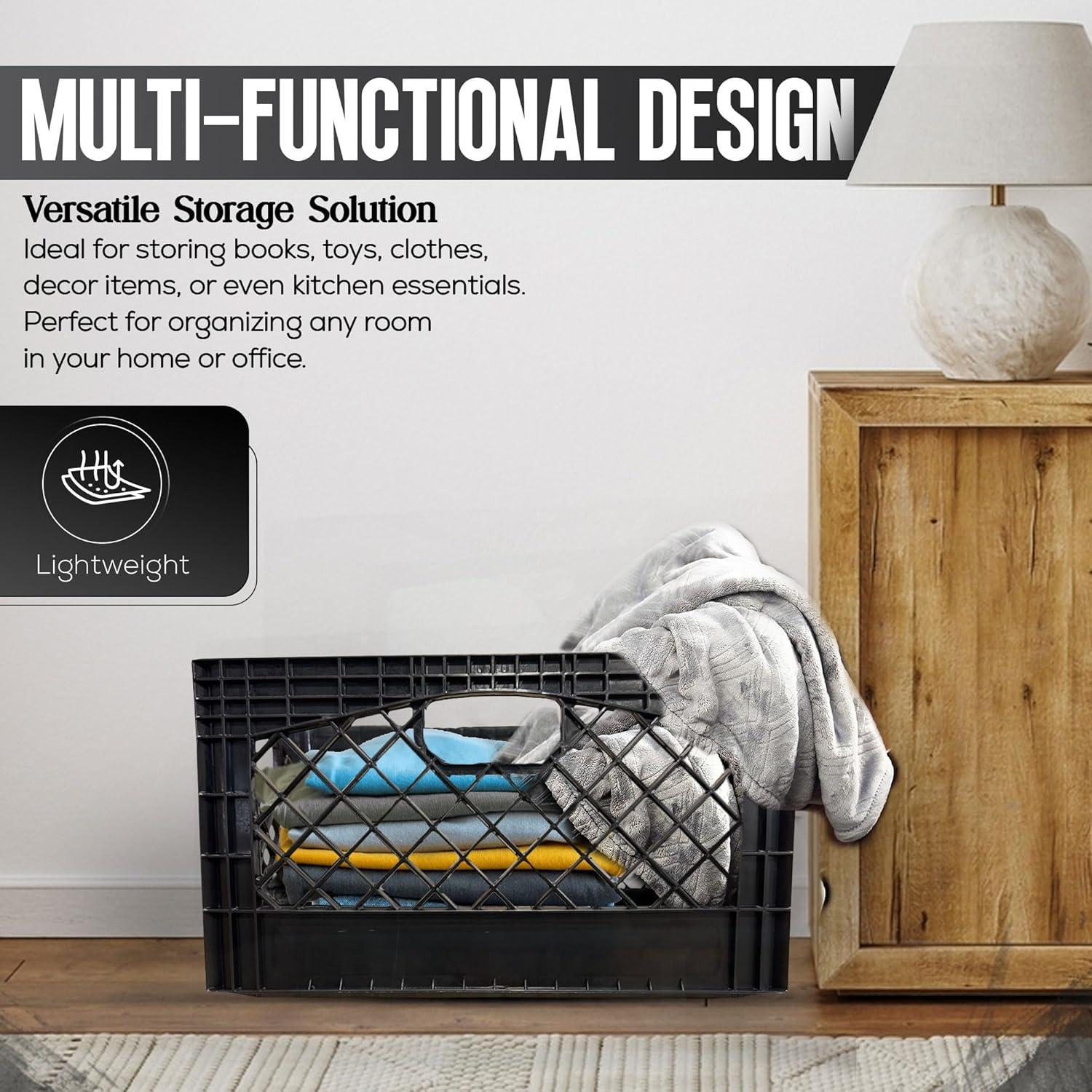 Juggernaut Storage Juggernaut Storage Crate for Office Storage & Classroom Organization, 2-Pack