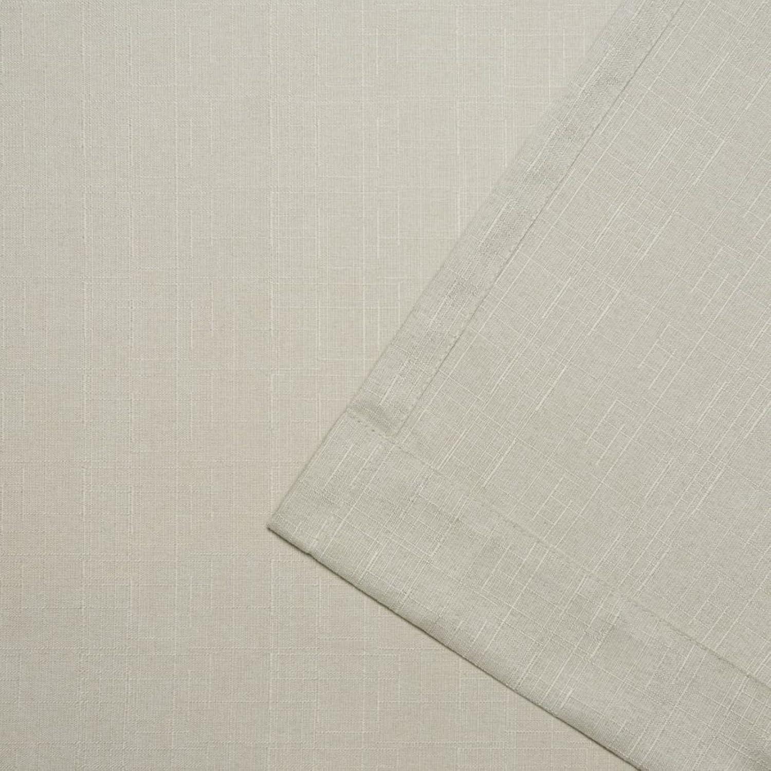 18"x54" Loha Light Filtering Window Valance Grommet Off-White - Exclusive Home