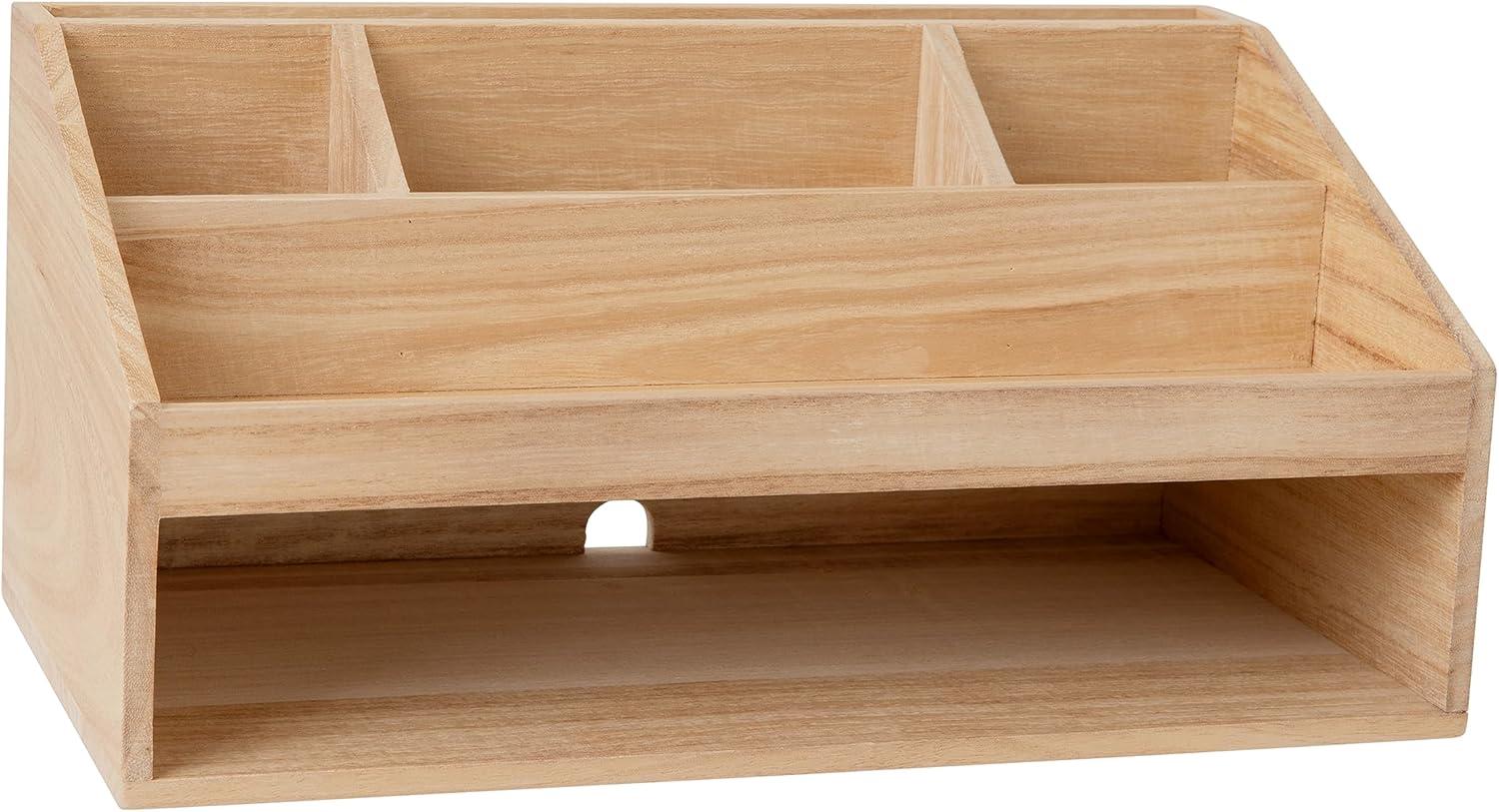 Martha Stewart Thomas Martha Stewart Wooden Office Desktop Organizer