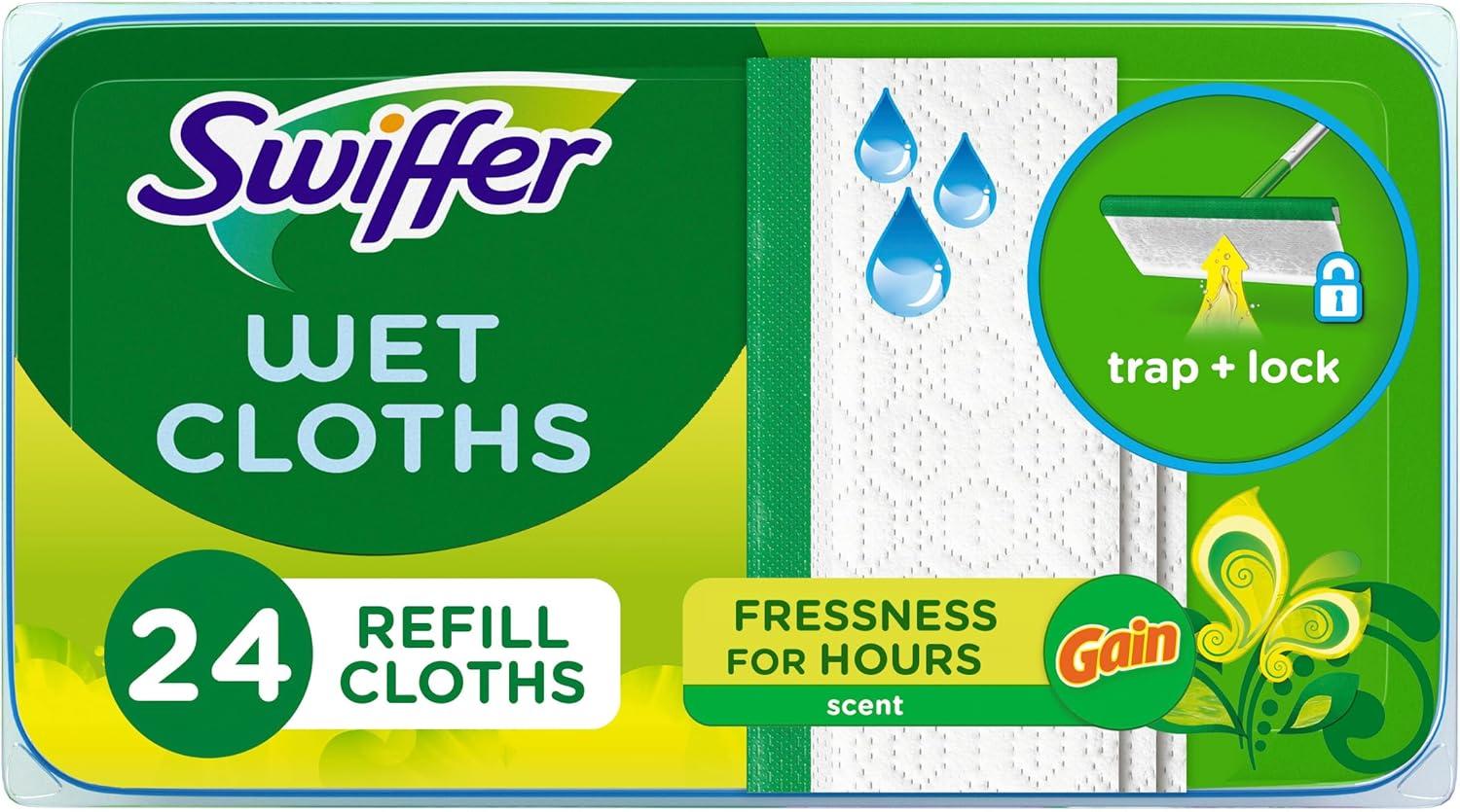 Swiffer Sweeper Wet Mopping Cloths - Gain Scent - 24ct