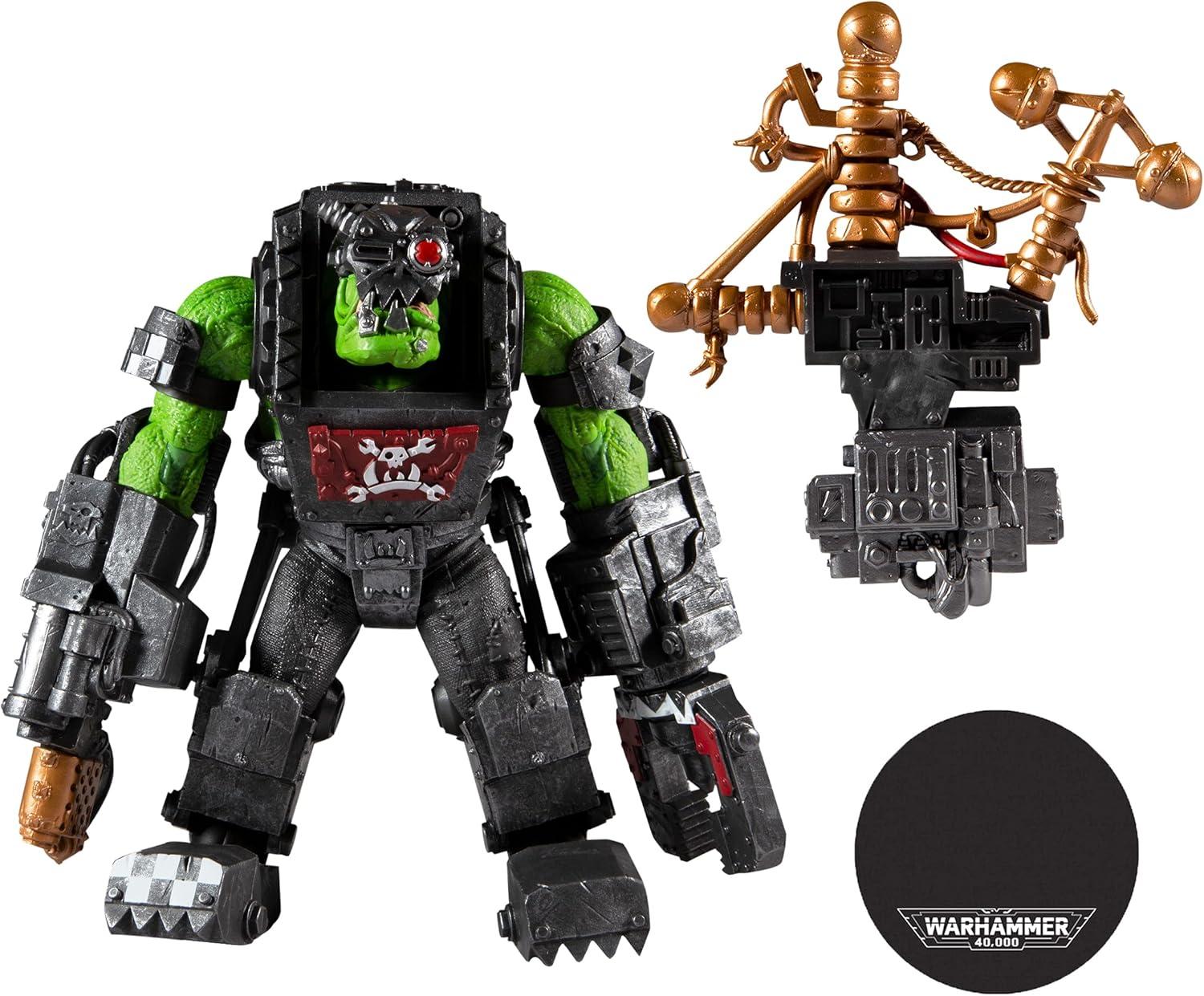 McFarlane Toys Warhammer 40k Ork Big Mek Megafig - 7 in Scale Collectible Action Figure