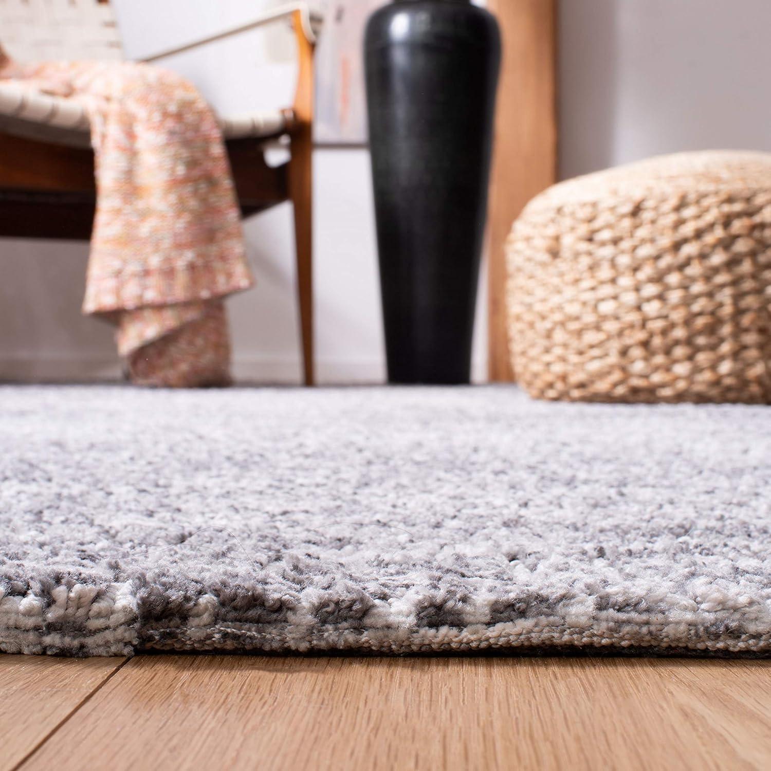 Roslyn ROS705 Hand Loomed Area Rug - Grey - 8'x10' - Safavieh.