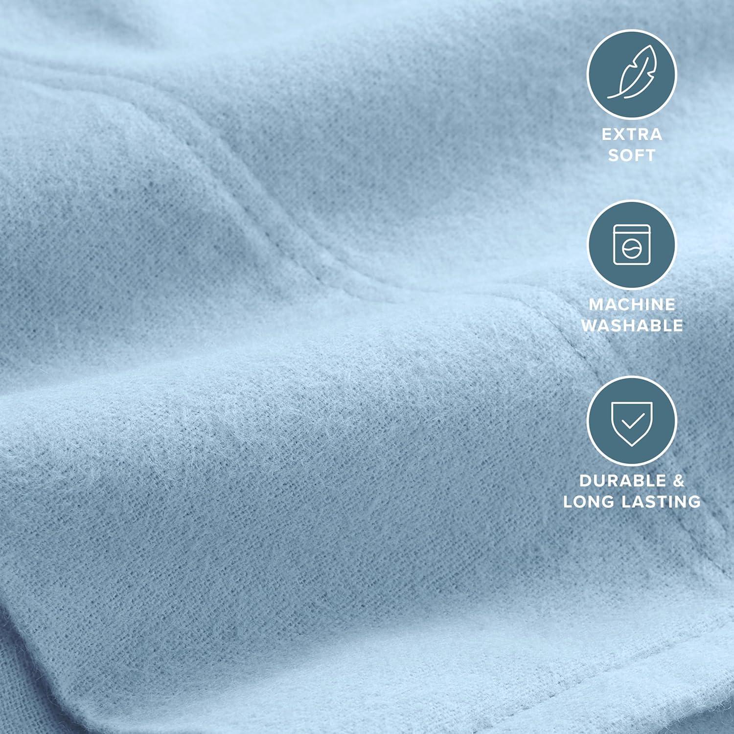 Bare Home 100% Cotton Flannel Pillowcase (Set of 2)