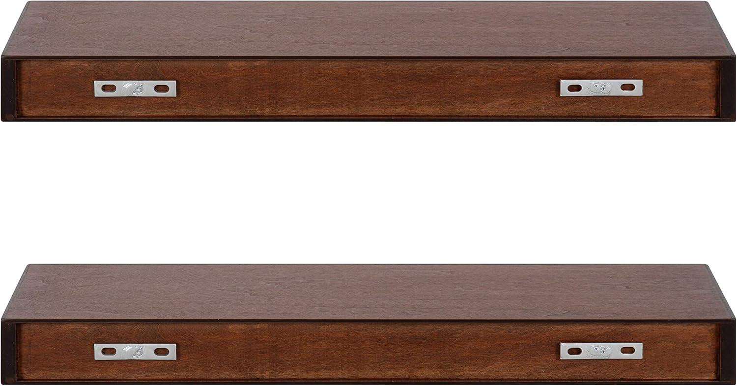 2pc 24" Havlock Wood Shelf Set - Kate & Laurel All Things Decor