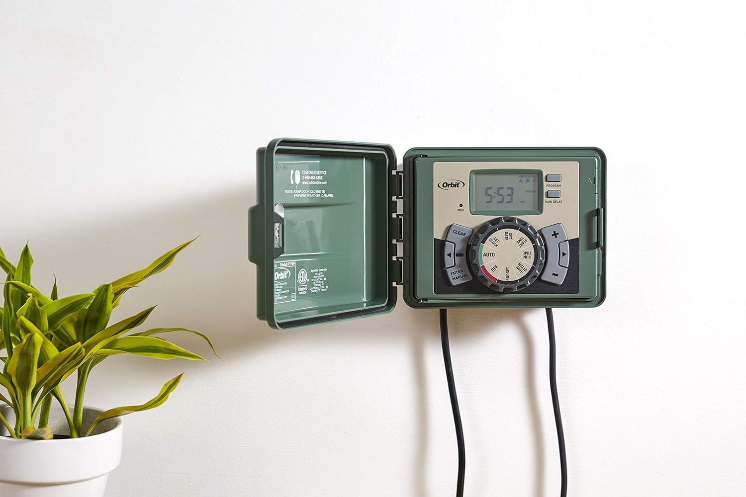 Orbit 4-Station Indoor/Outdoor Controller Grn (WT15)