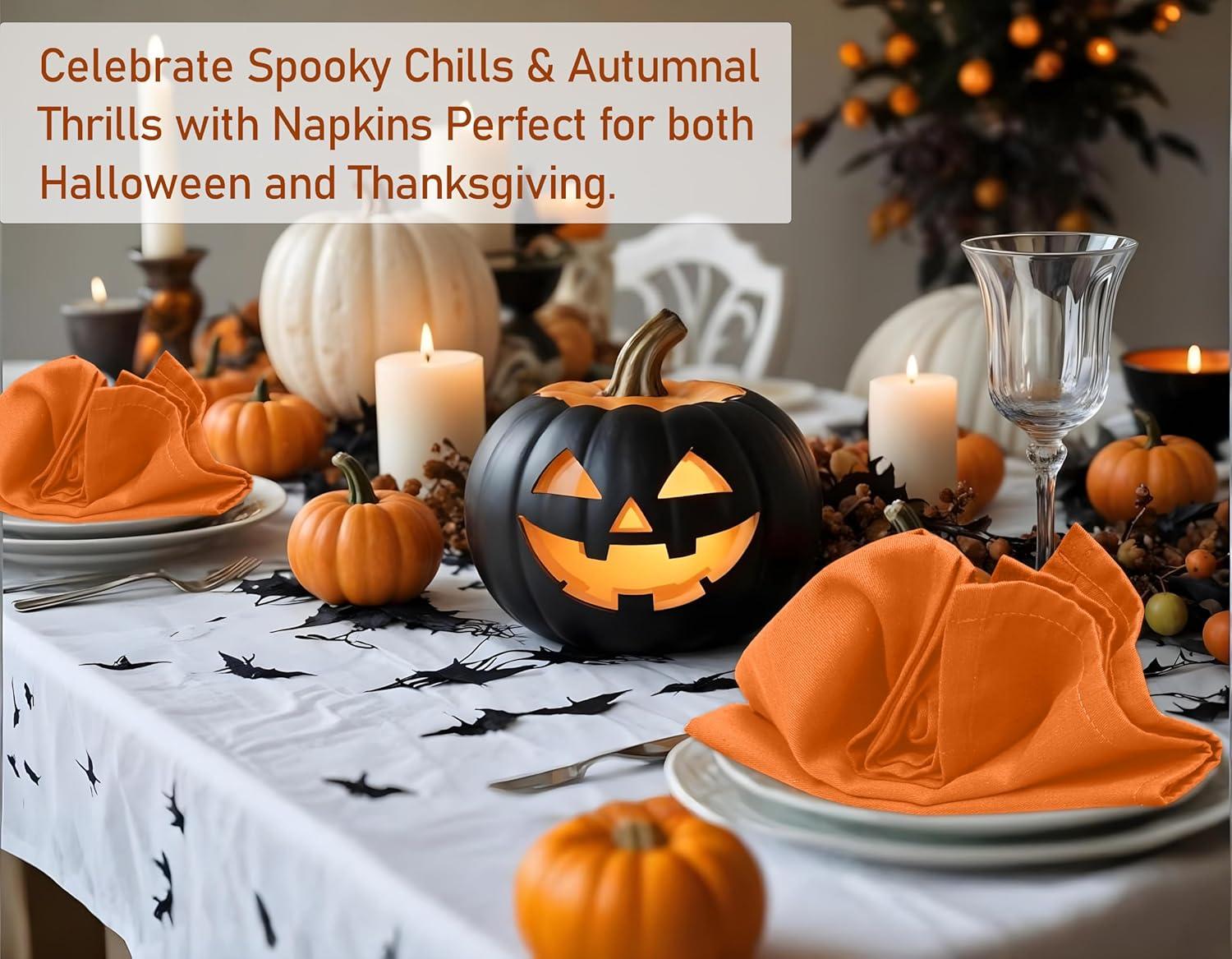 Ruvanti Poly Cotton Enrich Twill Cloth Napkins (Set of 12)