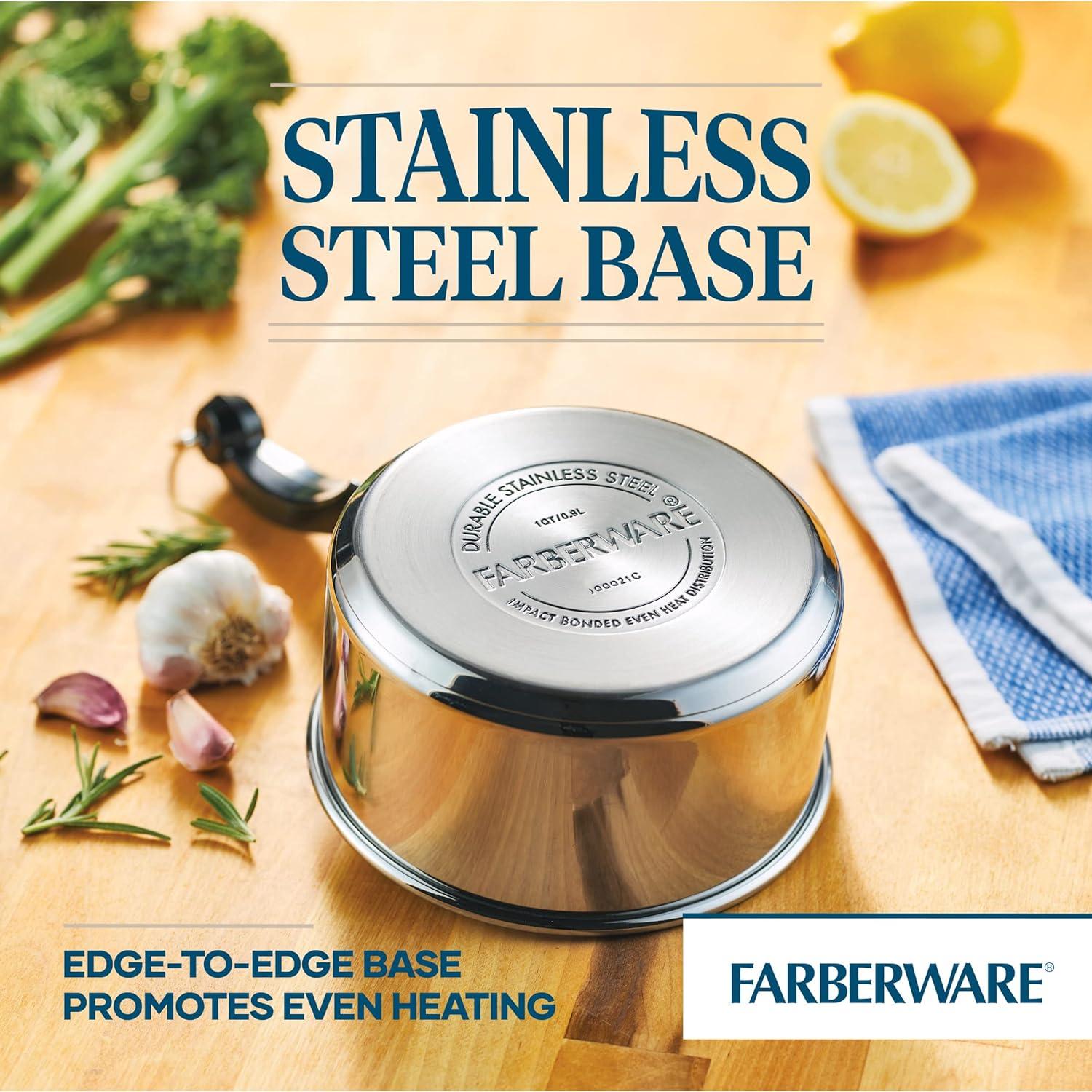Farberware Farberware Classic Series Stainless Steel Saucepan with Lid