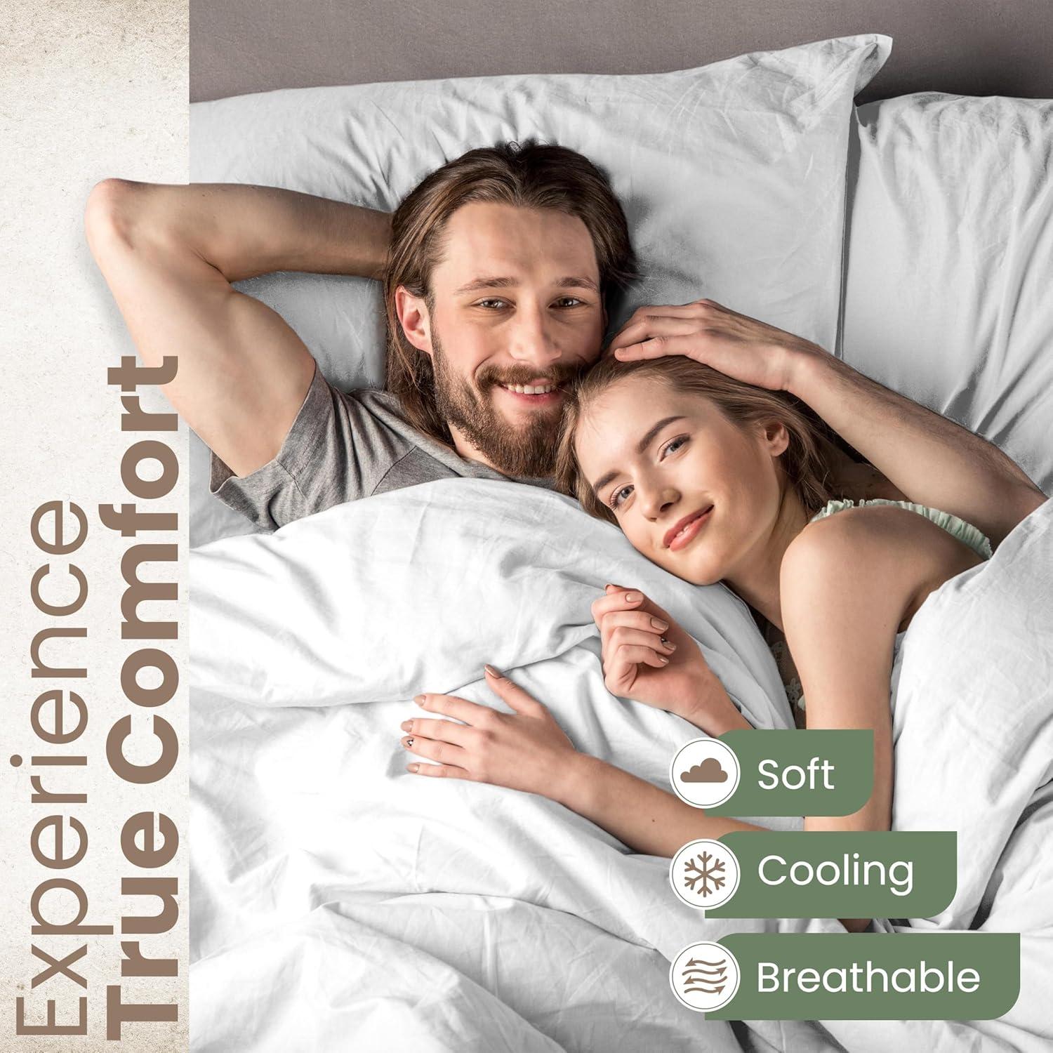 Comfort Wash Solid Sheet Set - EcoPure