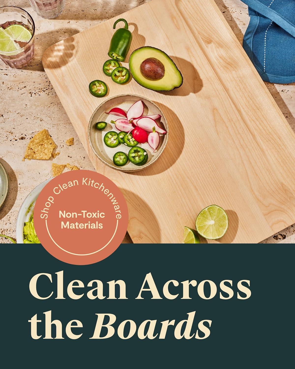 Caraway Birch Wood 4-Piece Cutting Board Set