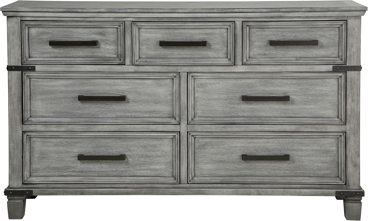 Russelyn 7 Drawer 66" W Double Dresser