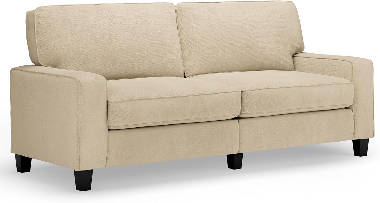 Serta Palisades 78" Track Arm Sofa, Easy Care Fabric, Soft Pillow Back, Pocket Coil Seat Cushions