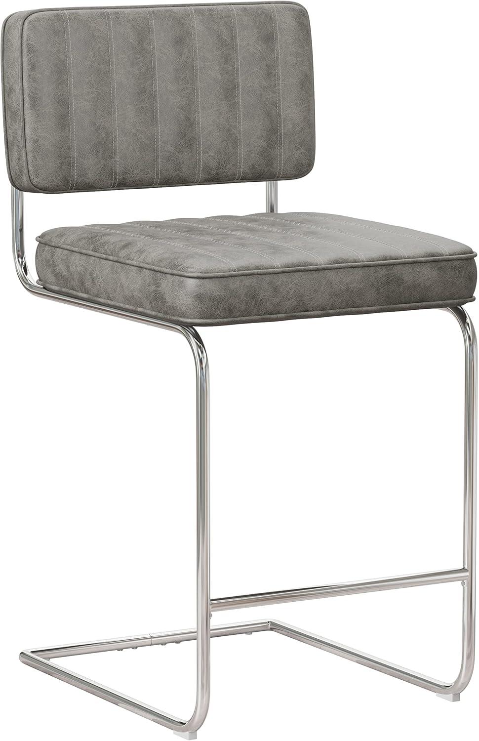 Set of 2 Breuer Metal Counter Height Stools - Hillsdale Furniture