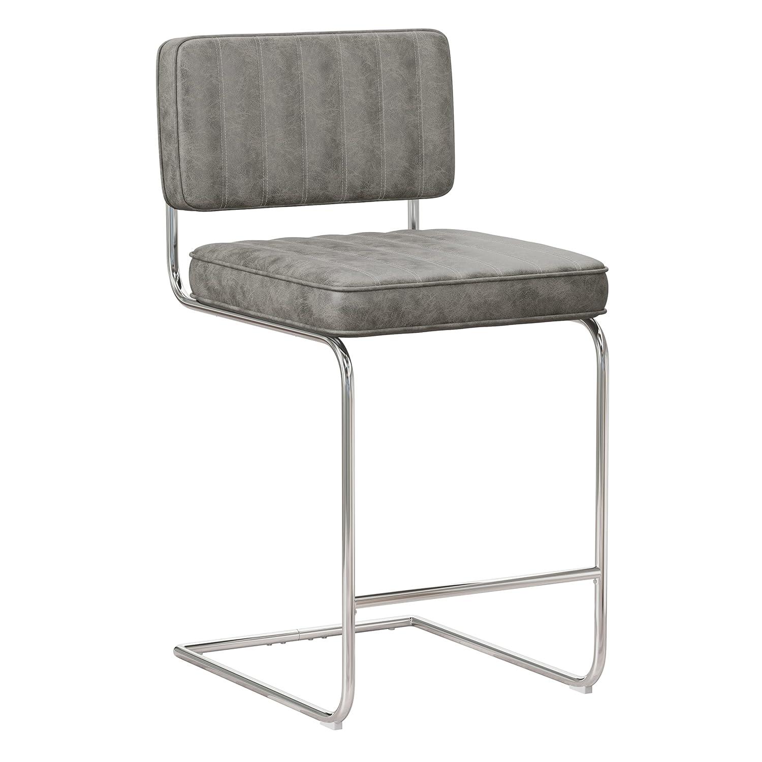 Set of 2 Breuer Metal Counter Height Stools - Hillsdale Furniture
