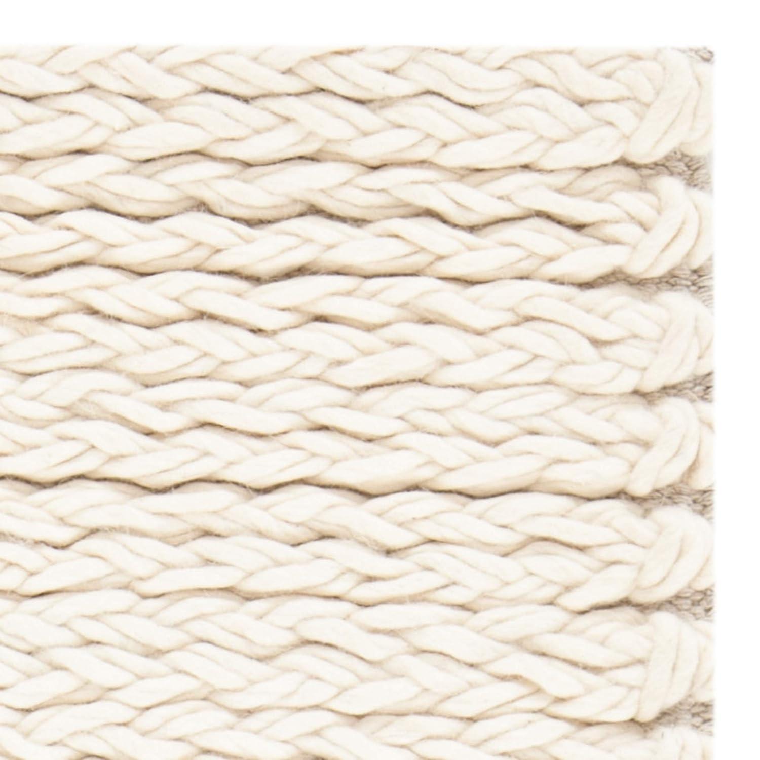 Gracie Oaks Martino Hand Woven Performance Solid Color Rug