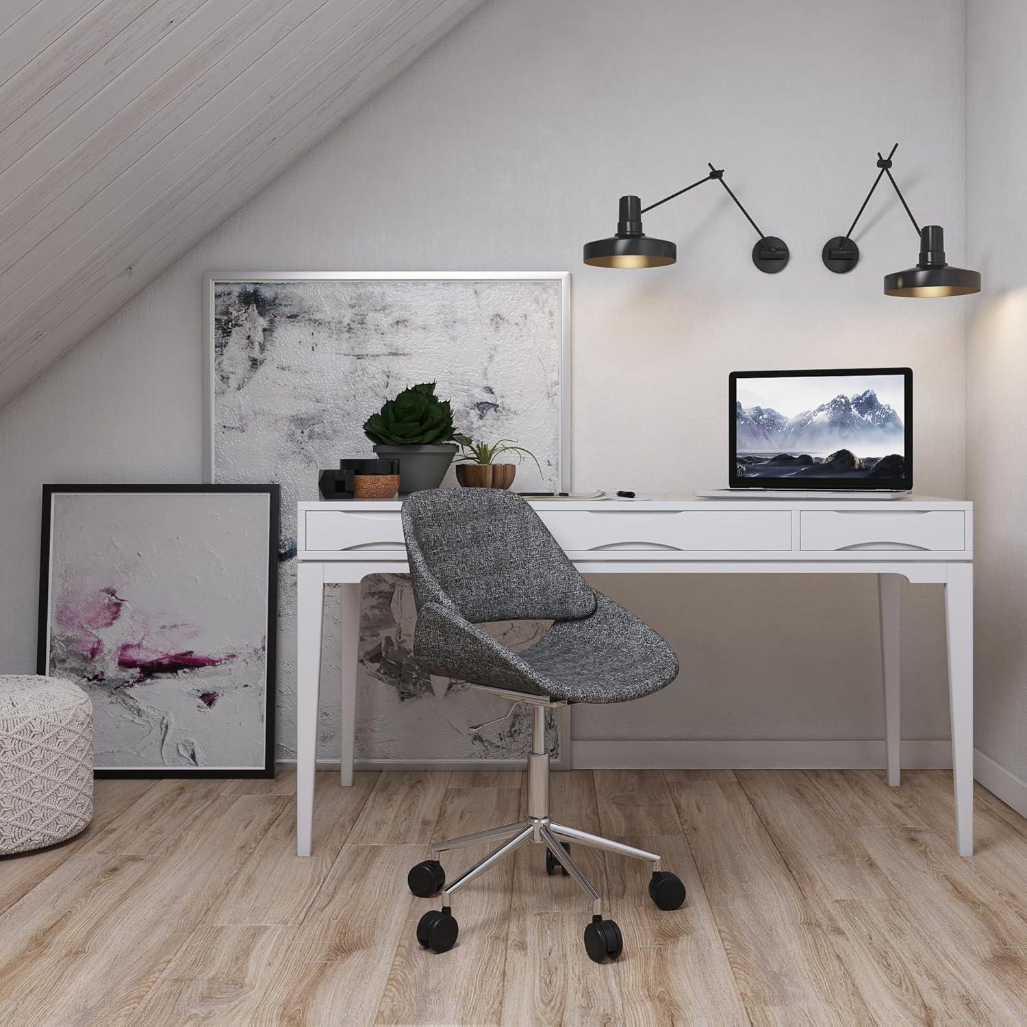 Simpli Home Malden Polyester Blend Task Chair