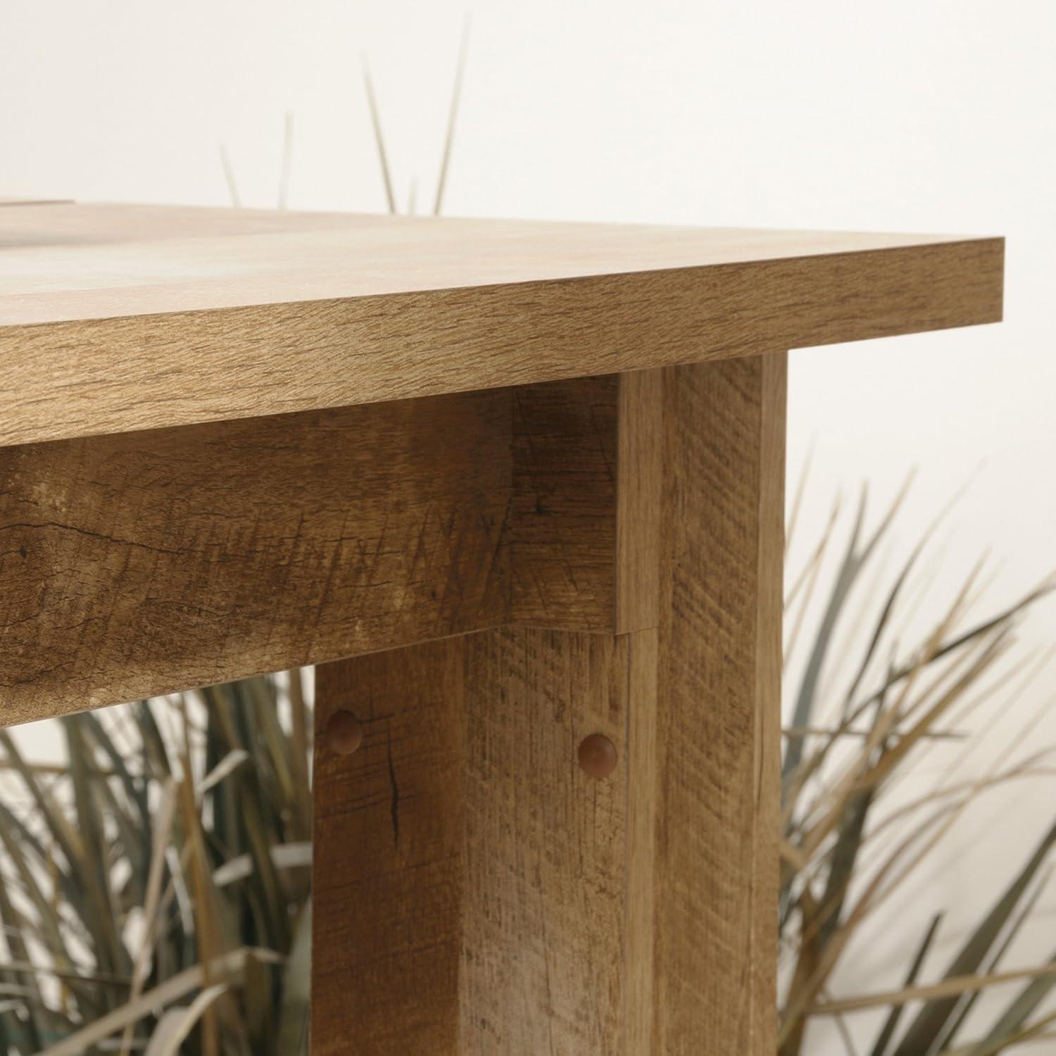 Sauder Boone Mountain Counter-Height Kitchen Dinette Table, Sindoori Mango Finish