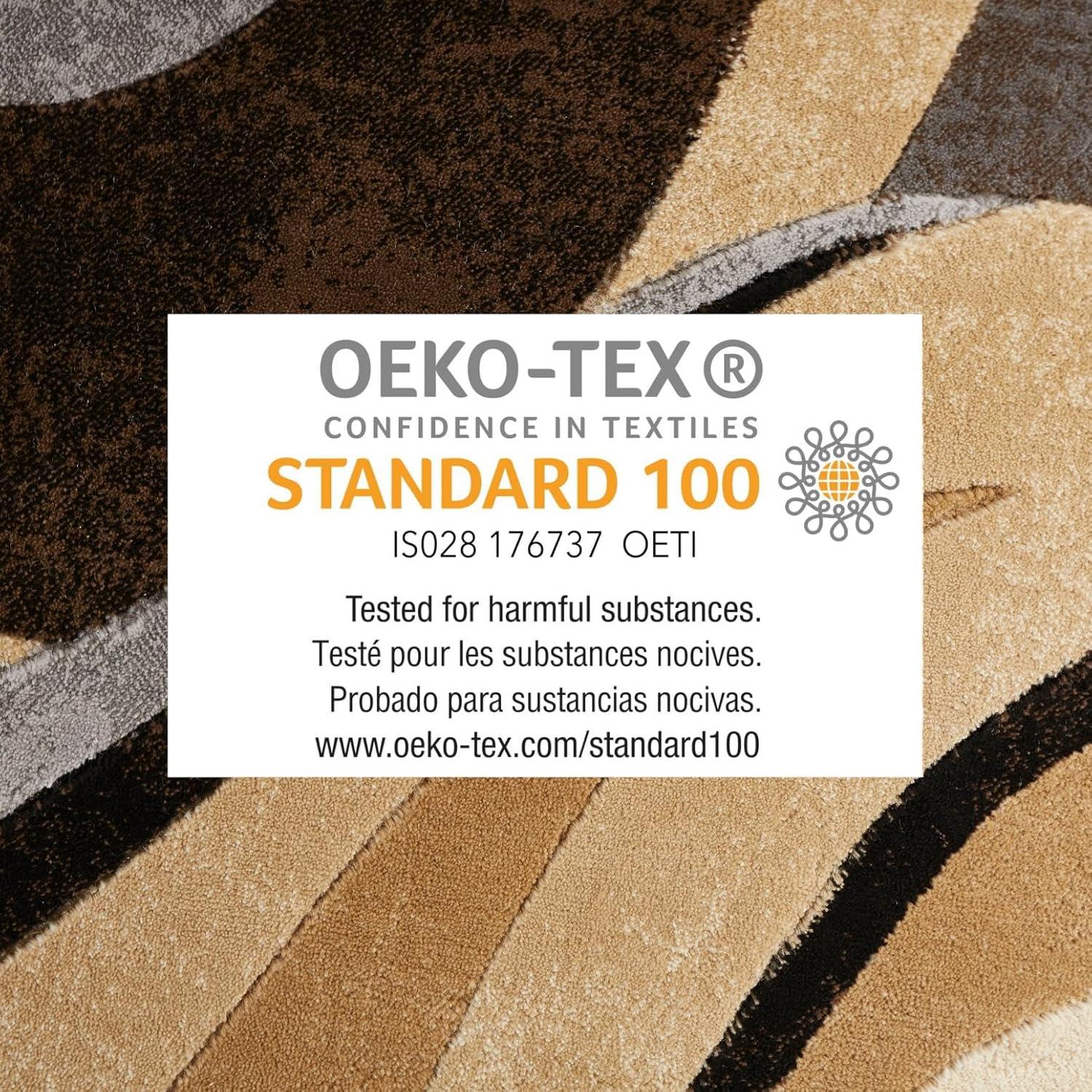 Home Dynamix Slade Contemporary Abstract Area Rug, Brown/Grey, 7'10"x10'6"