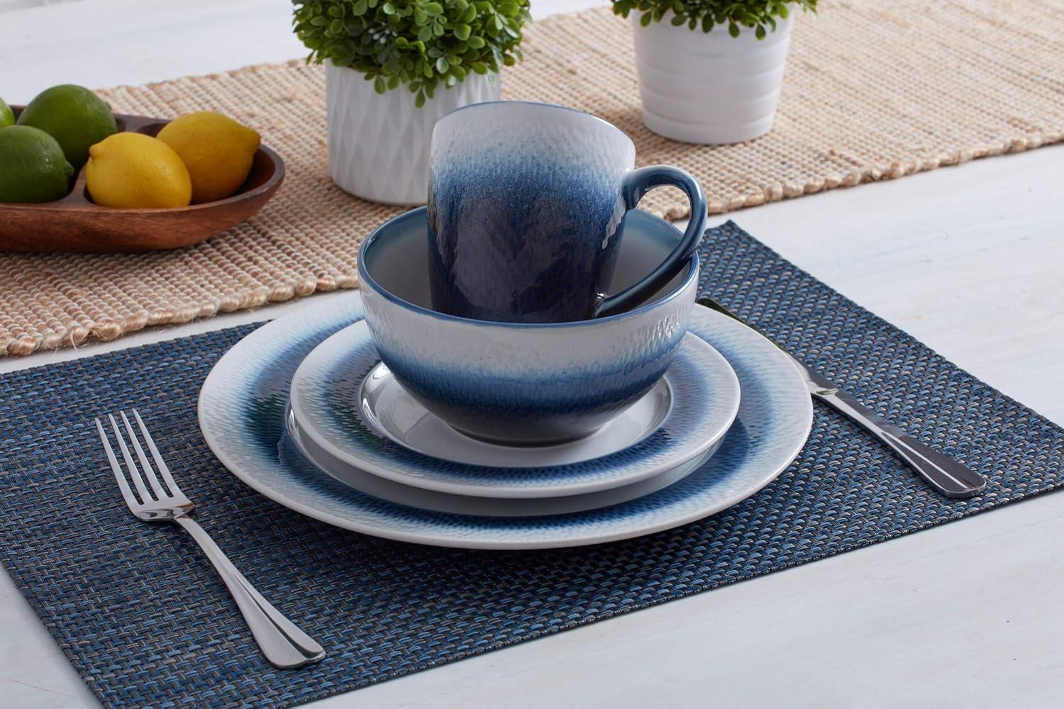 Pfaltzgraff® Eclipse Blue Stoneware 16-Piece Dinnerware Set