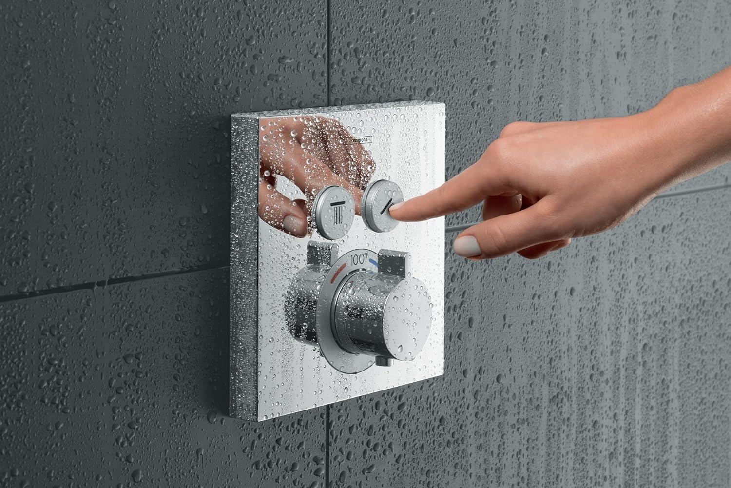 ShowerSelect 1-Handle 6-Inch Wide, Temperature Memory, Thermostatic Valve Trim Only, with Diverter