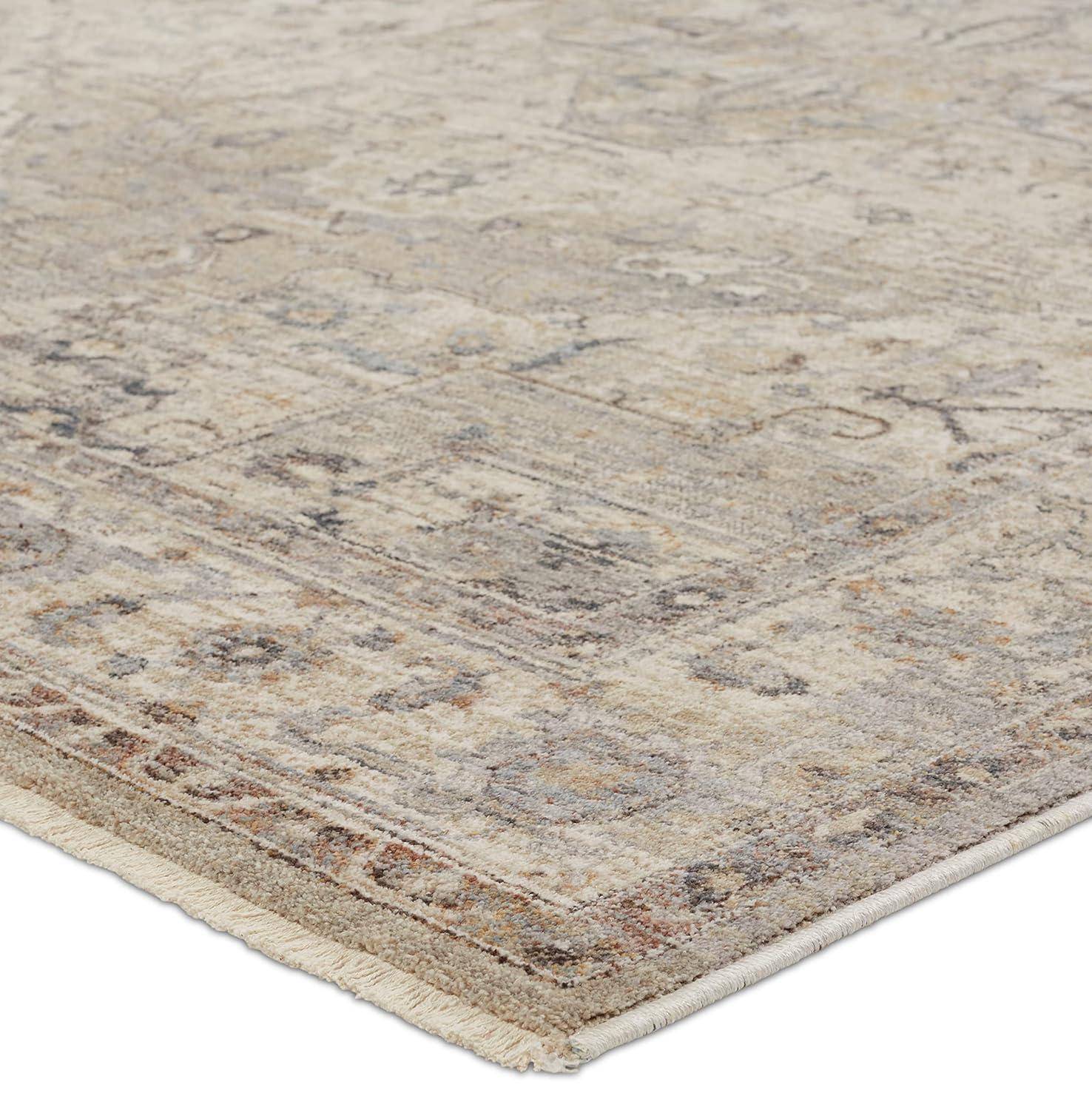 Jaipur Living Soft 4x6 Area Rug, Boho, Tan/Cream