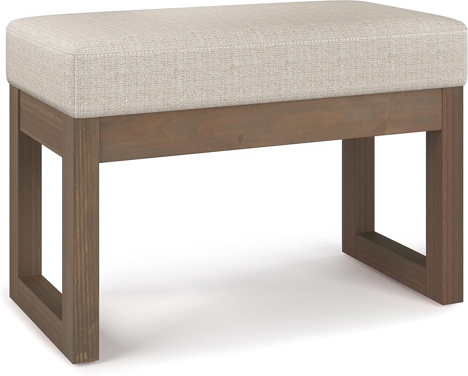 Milltown Small Ottoman Bench in Tweed