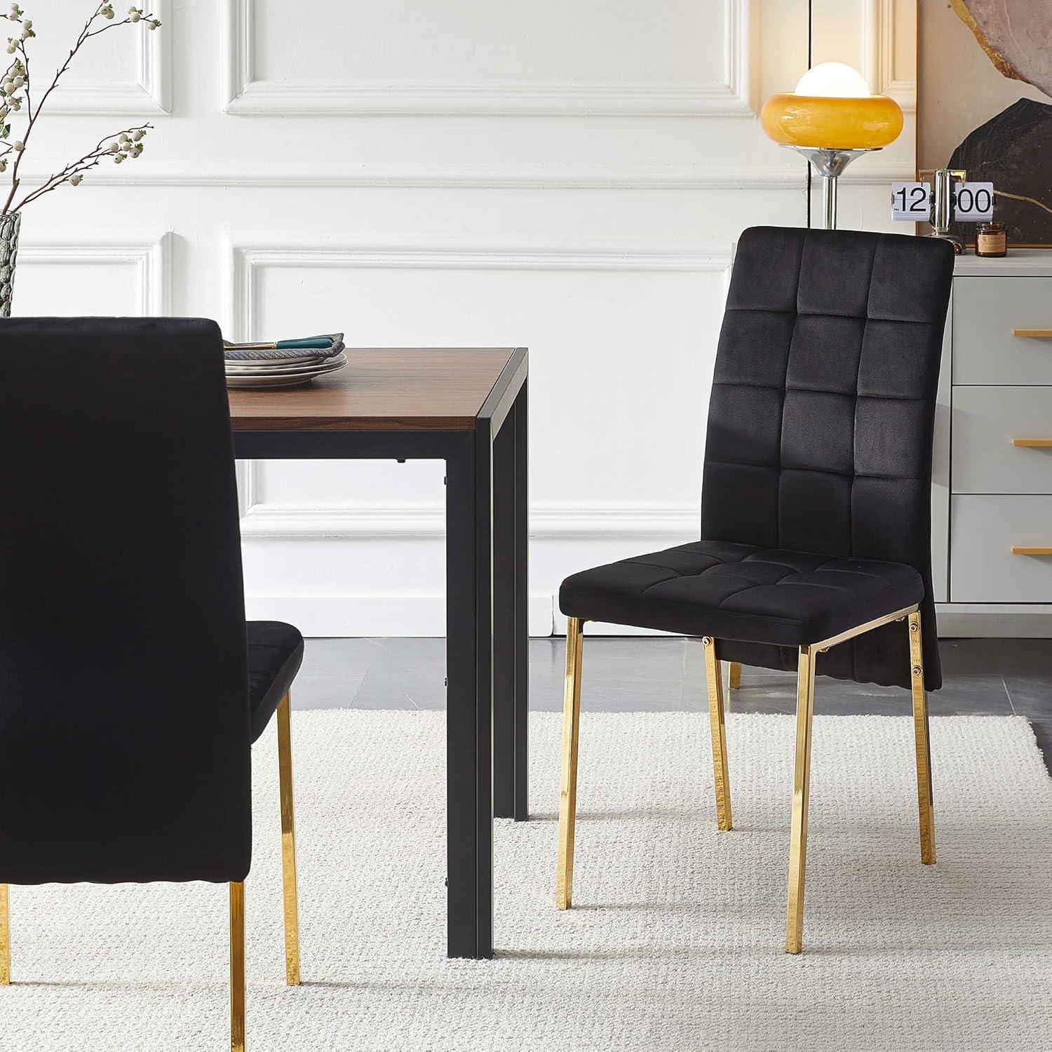 Brooklyn Velvet High Back Side Chair
