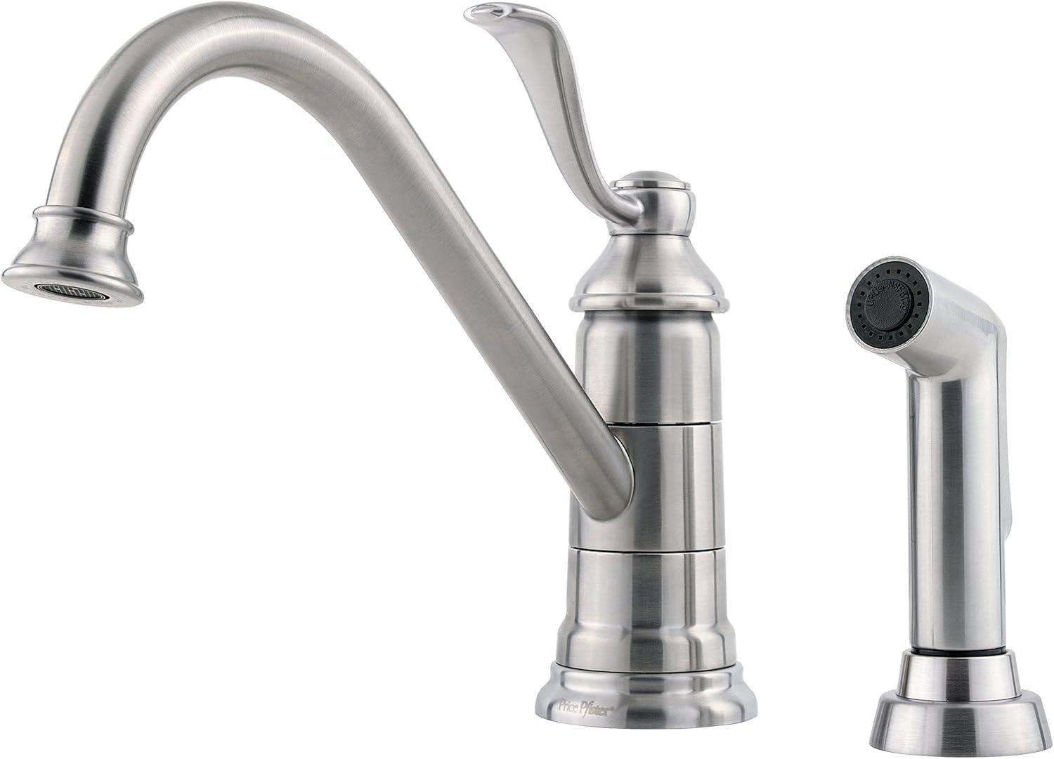 Portland Single Handle Kitchen Faucet with Side Spray