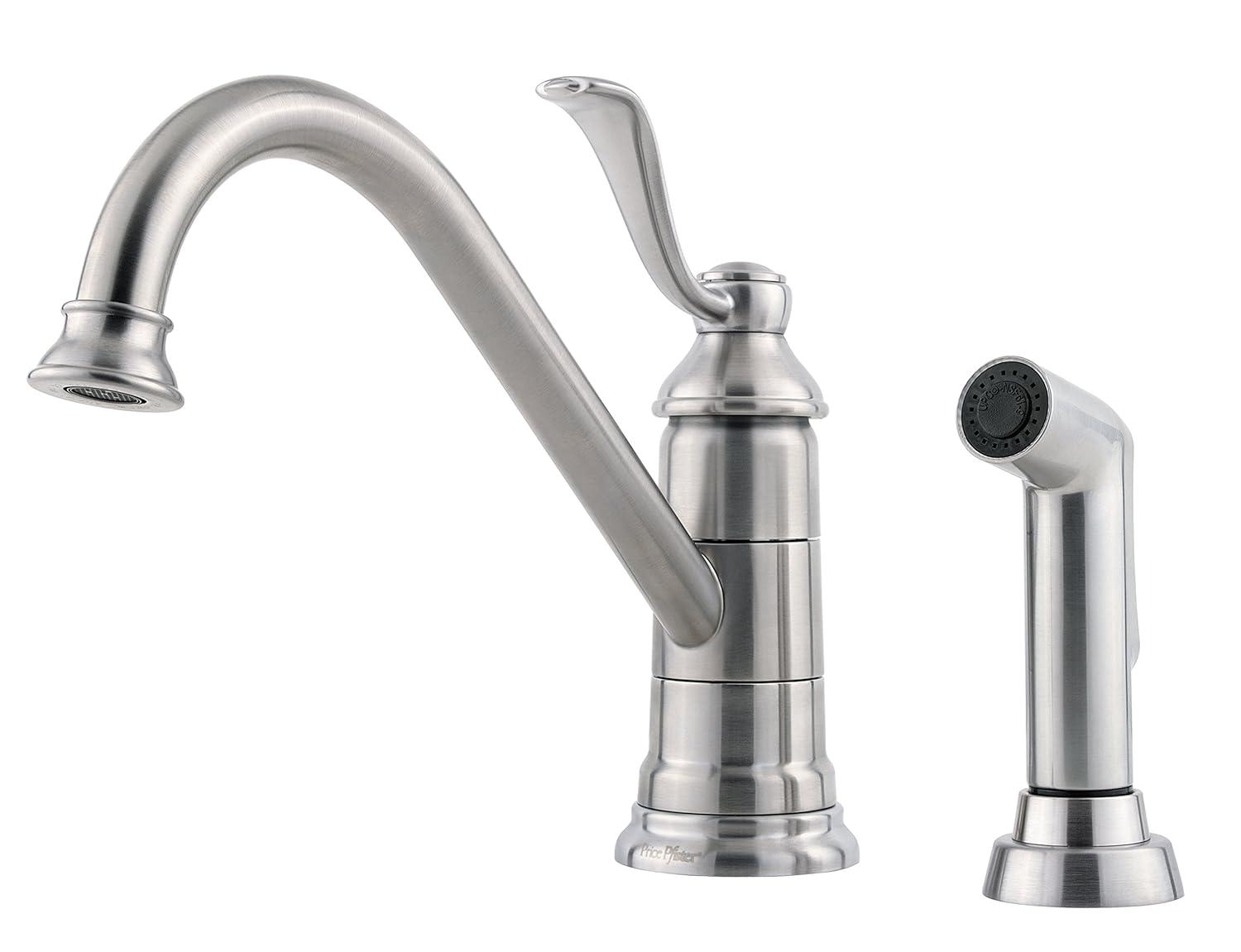 Portland Single Handle Kitchen Faucet with Side Spray