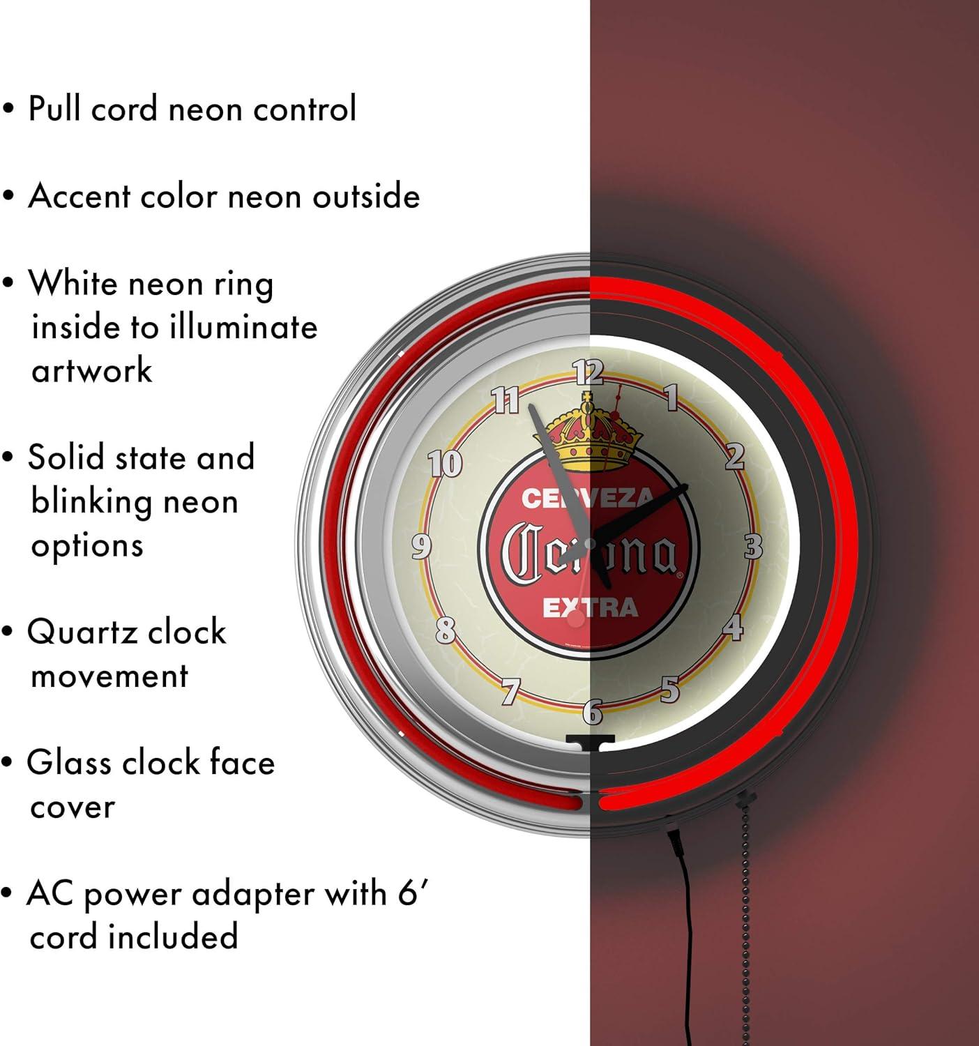Trademark Global Glass Wall Clock
