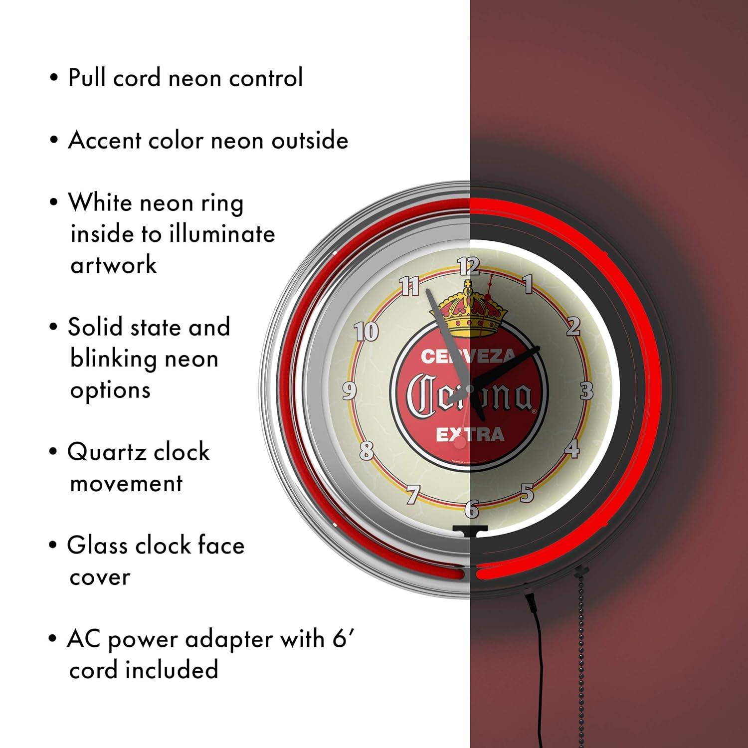 Trademark Global Glass Wall Clock
