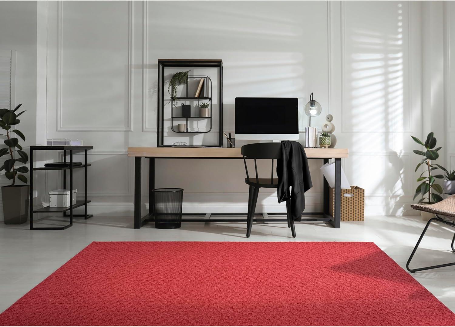 Garland Rug Town Square Chili Red Indoor Area Rug, 8' x 10'