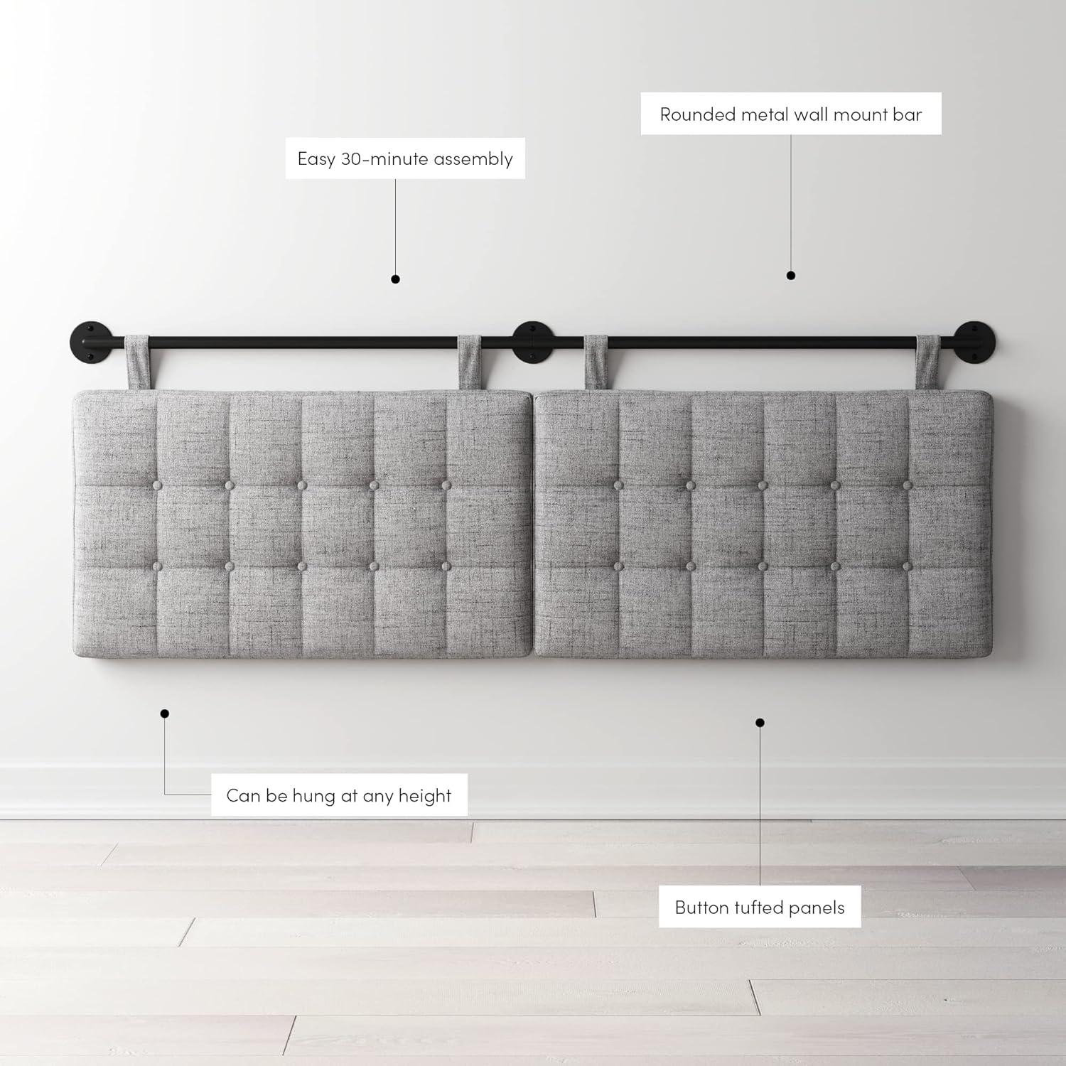 Nathan James Upholstered Headboard