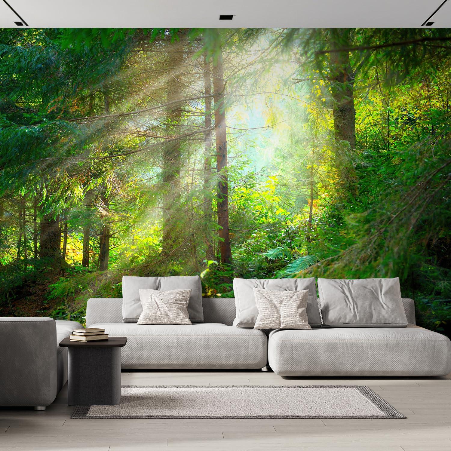 IDEA4WALL Forest Nature Landscape Peel & Stick Border