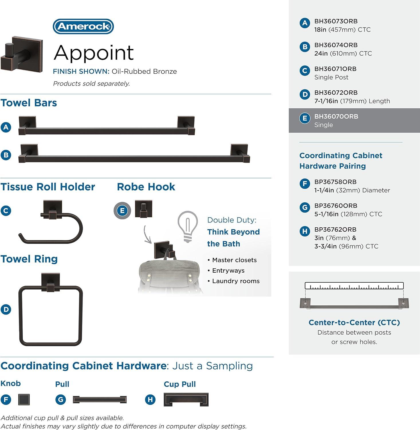 Appoint Wall Mounted Robe Hook