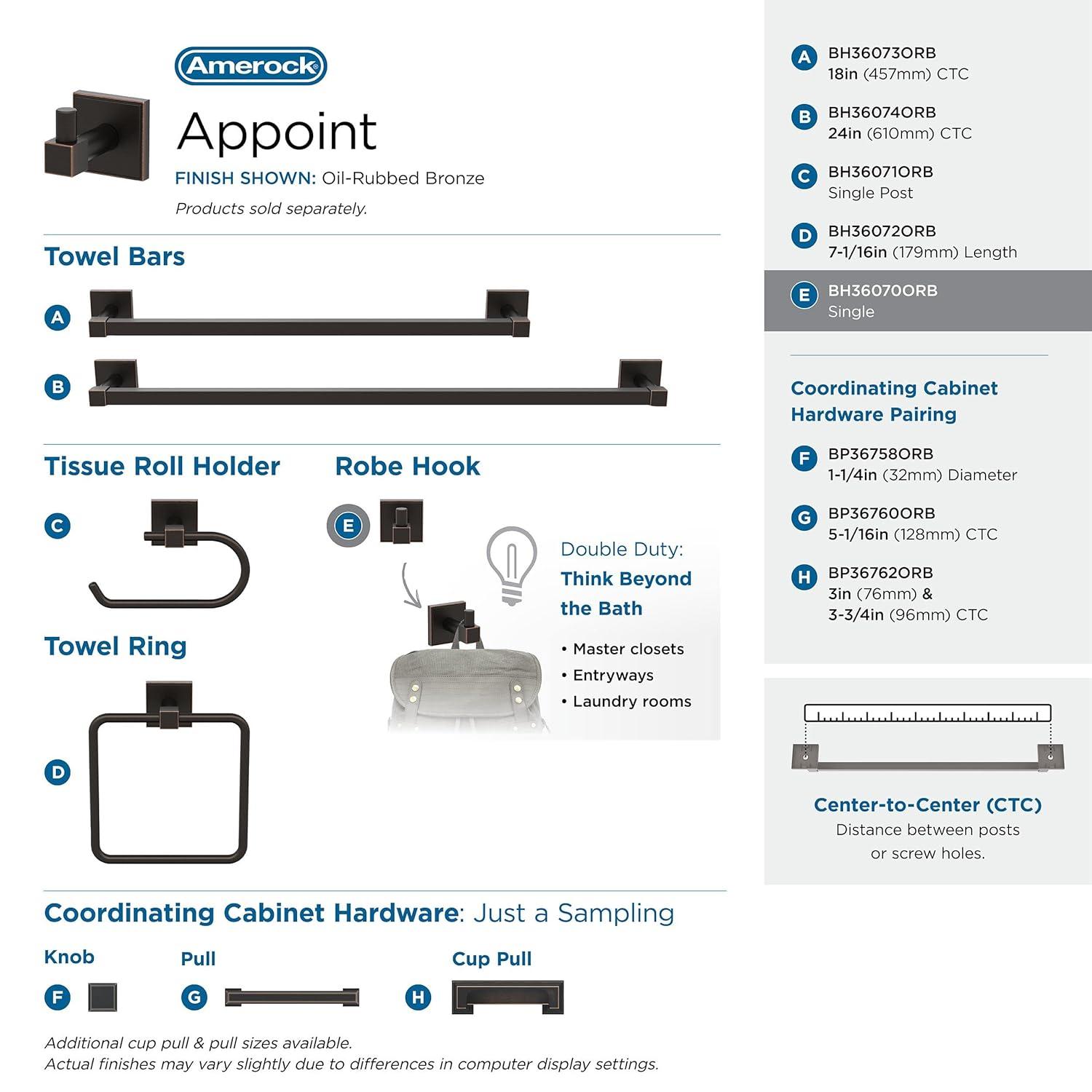 Appoint Wall Mounted Robe Hook