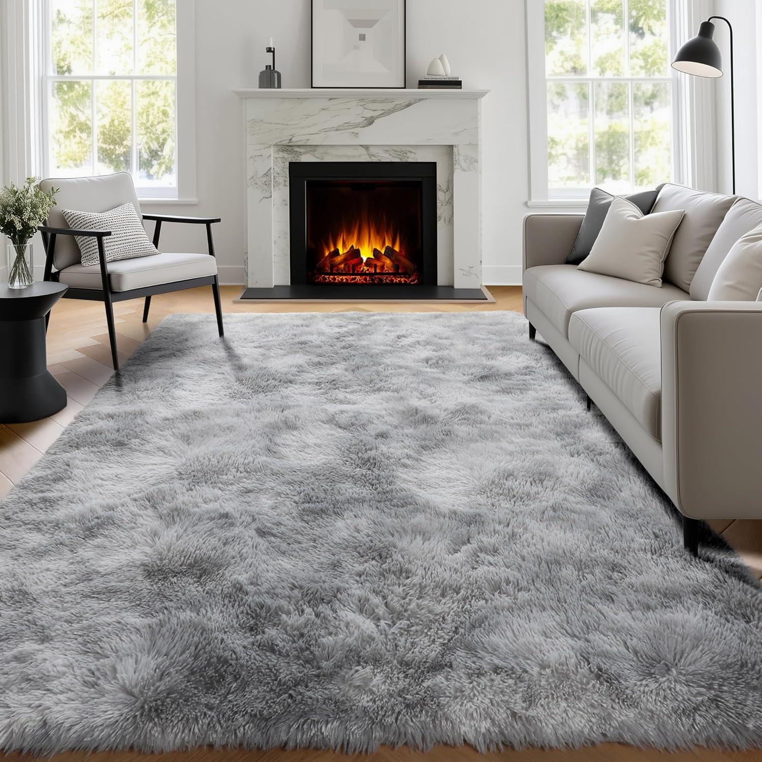 nuLOOM Cloud Shag Accent Rug, 3x5, Gray