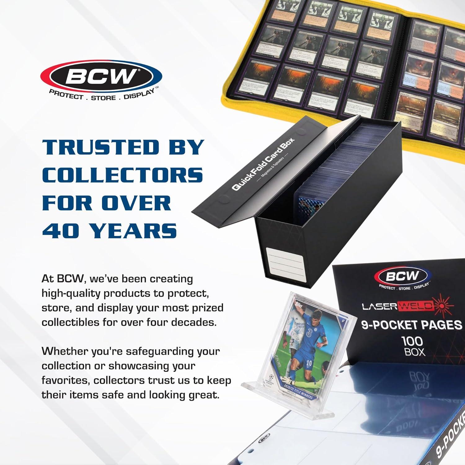 BCW 3000 Count 3 Row Super Shoe Trading Card Storage Box