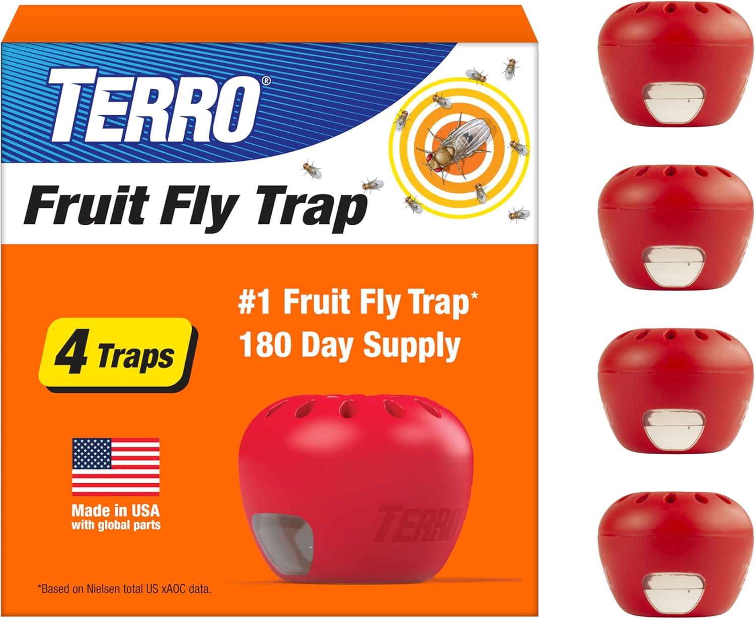 Terro Fruit Fly Trap, 6 Pack