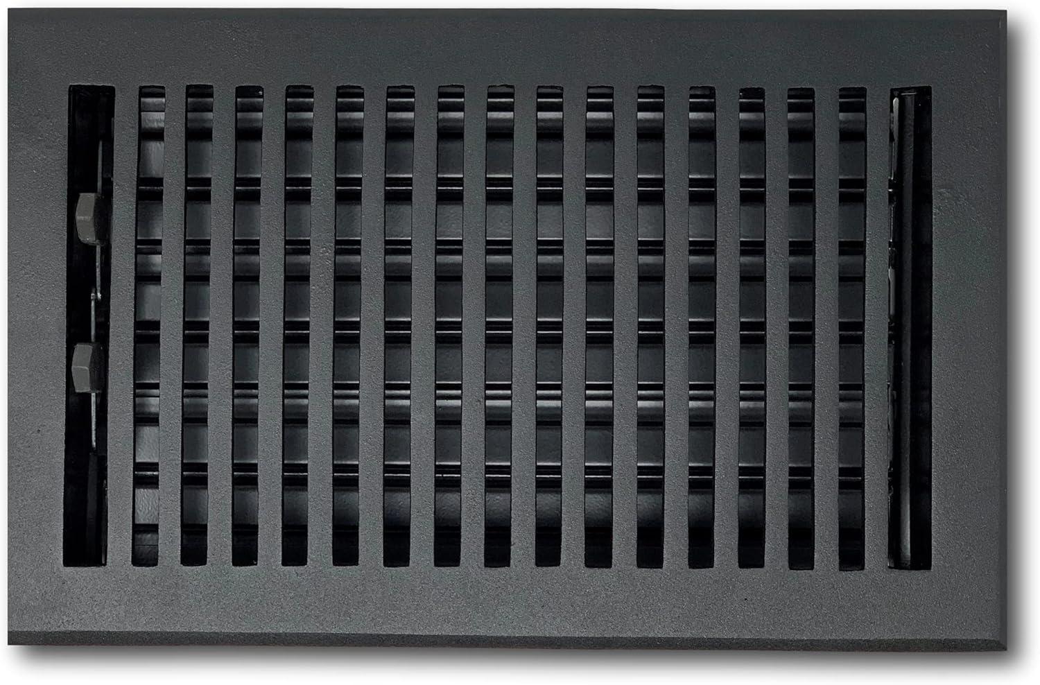 Cast Aluminum Contemporary Vent Covers - Black