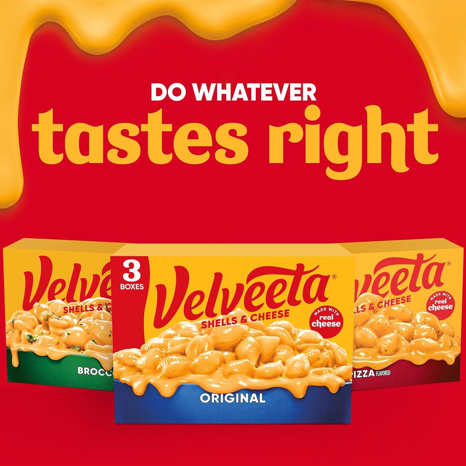 Velveeta Shells & Cheese Original Mac and Cheese Dinner - 36oz/3ct