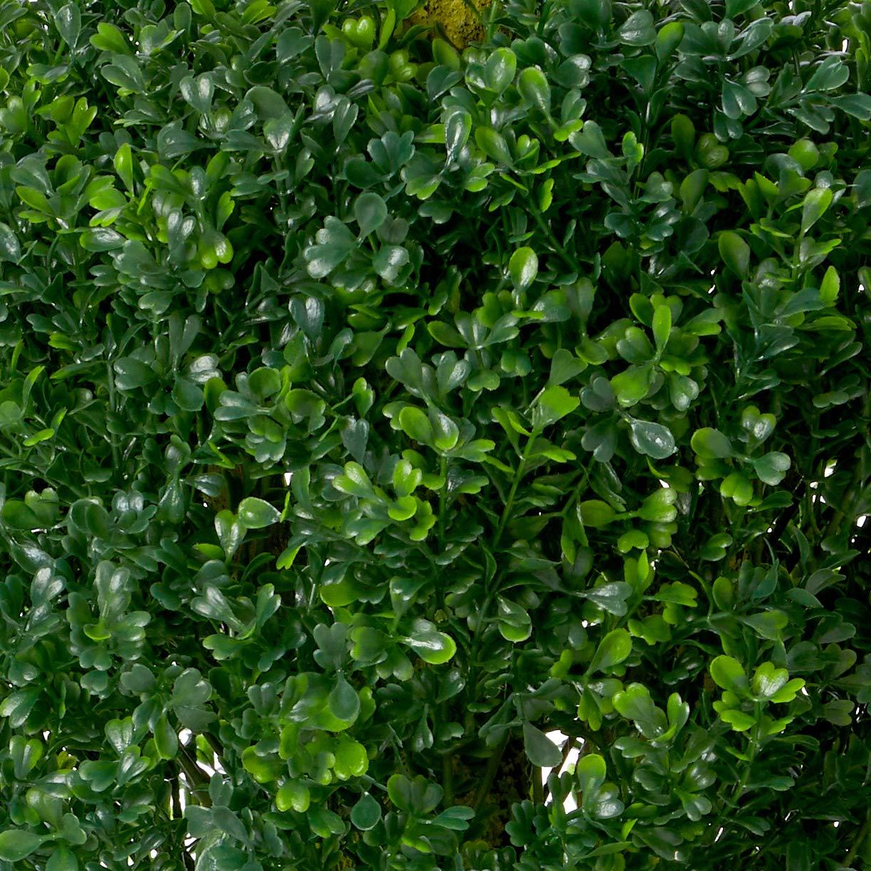 Nearly Natural 6ft. Four Tier UV Resistant Boxwood Artificial Topiary Tree, Green