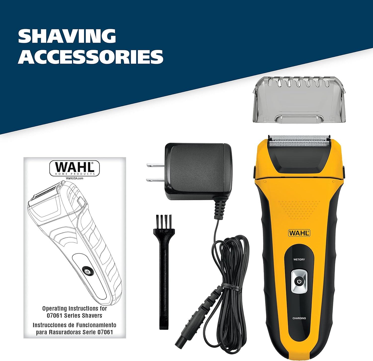 Wahl LifeProof Foil Shaver for Men, Electric Shaver, Rechargeable Waterproof Wet/Dry #7061-100